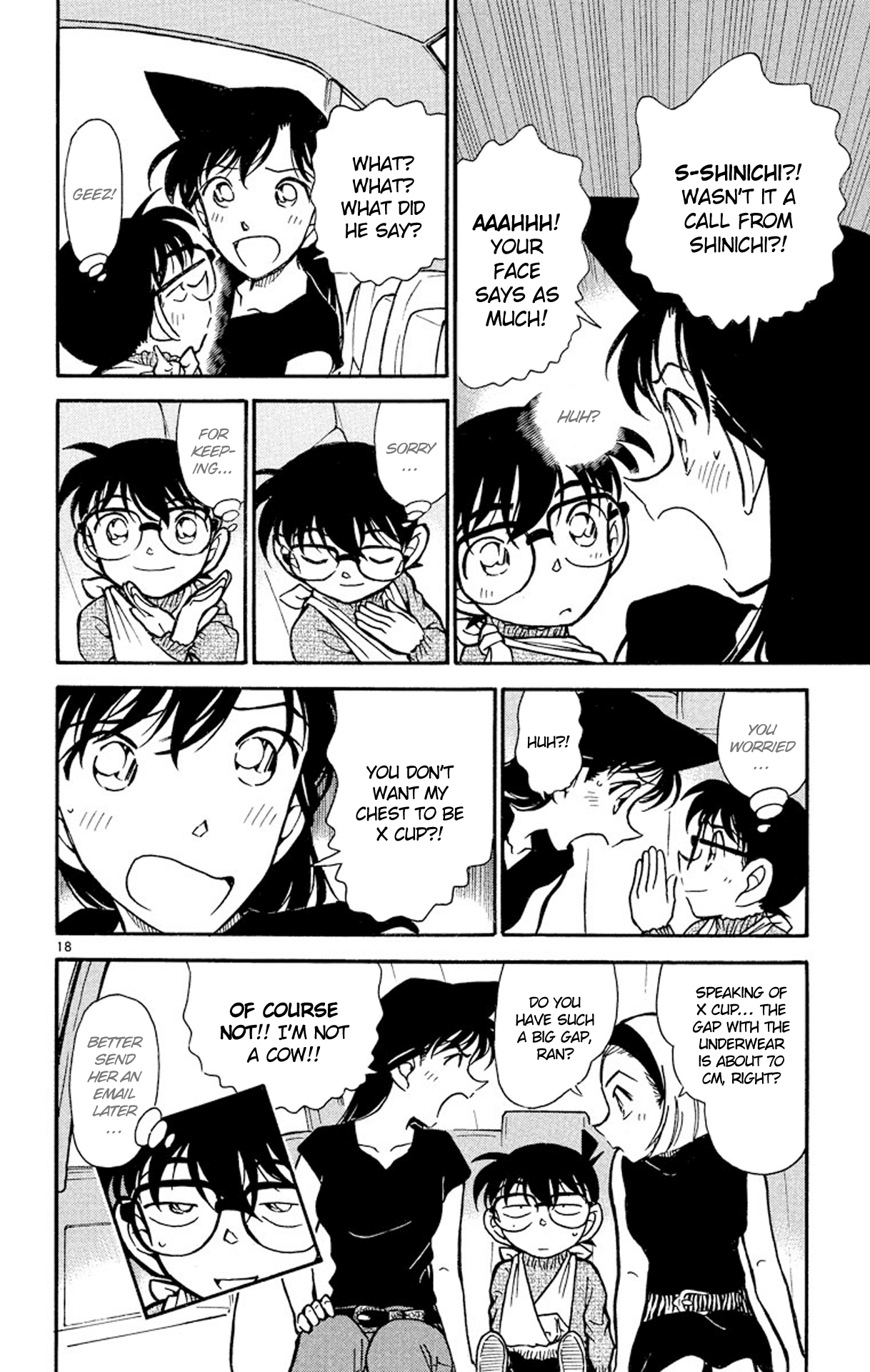 Detective Conan Chapter 409 page 19 - Chapter 409: Can't Speak...?!