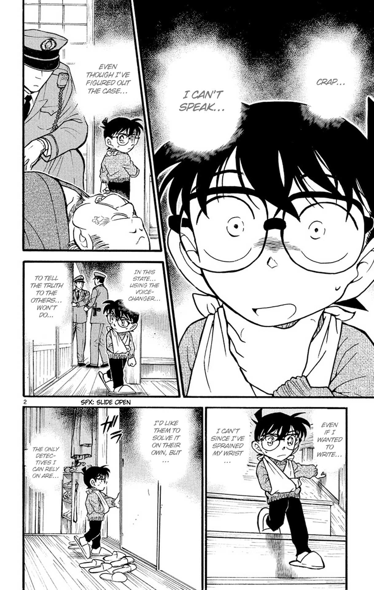 Detective Conan Chapter 409 page 3 - Chapter 409: Can't Speak...?!