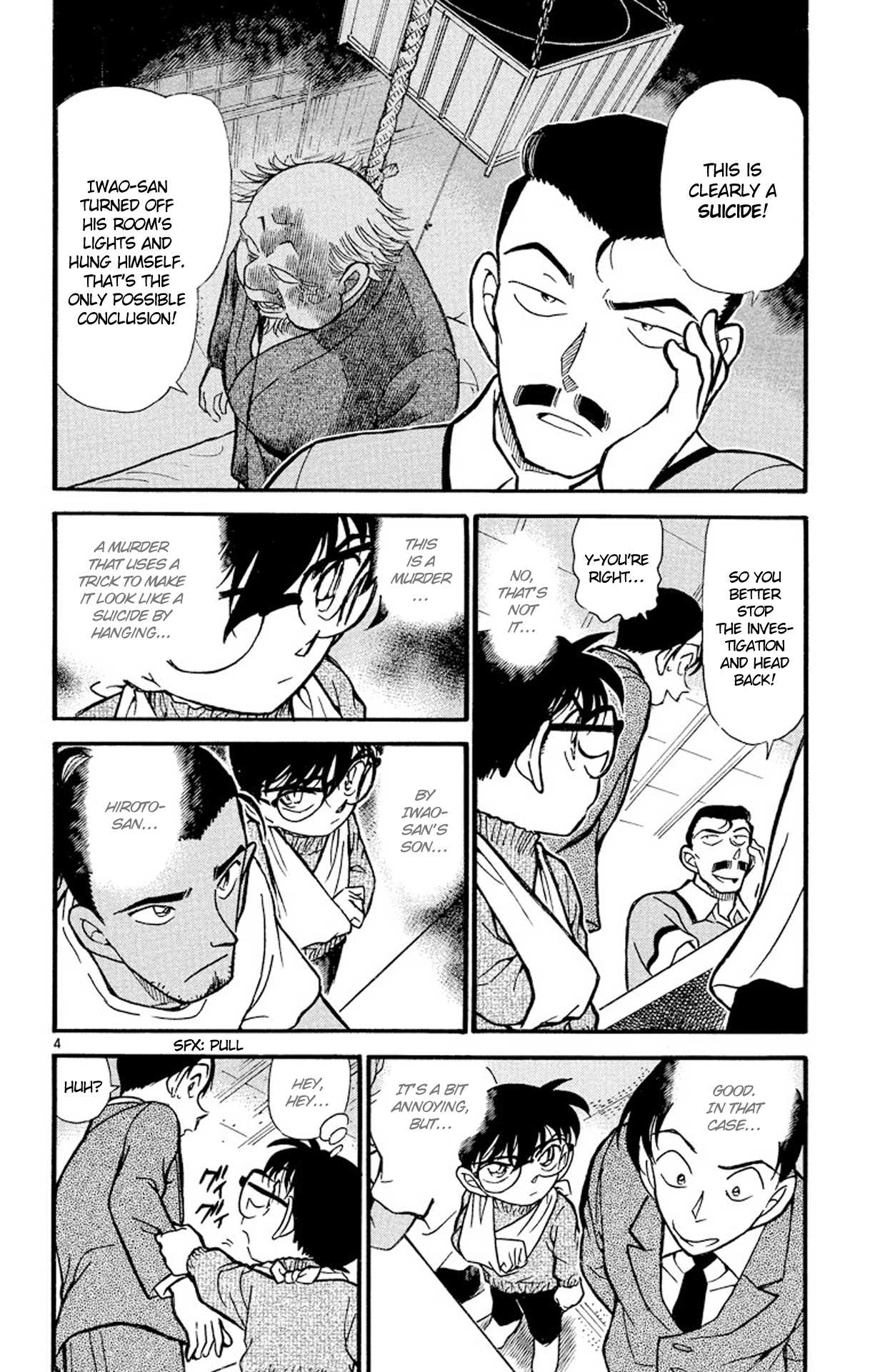 Detective Conan Chapter 409 page 5 - Chapter 409: Can't Speak...?!