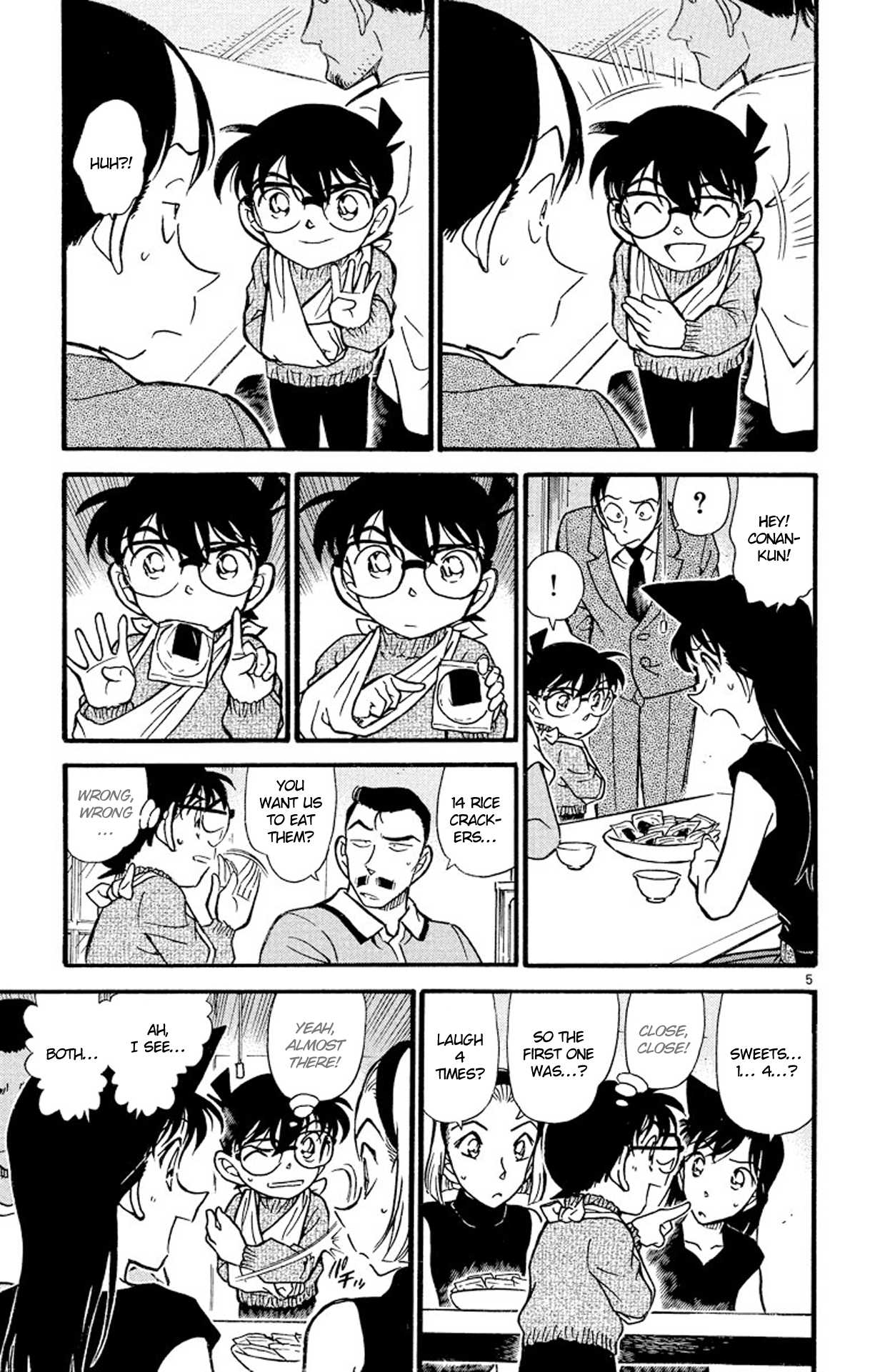 Detective Conan Chapter 409 page 6 - Chapter 409: Can't Speak...?!