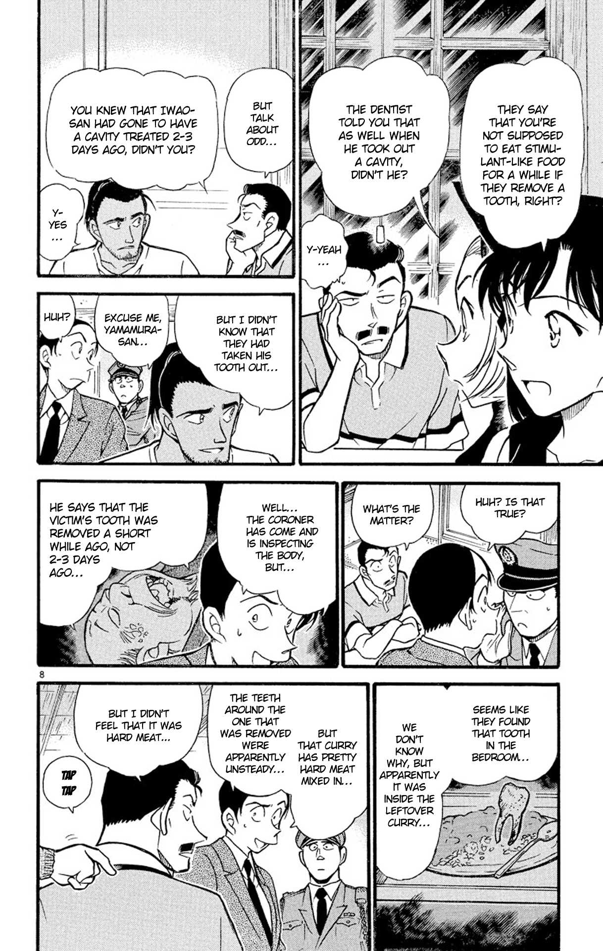 Detective Conan Chapter 409 page 9 - Chapter 409: Can't Speak...?!