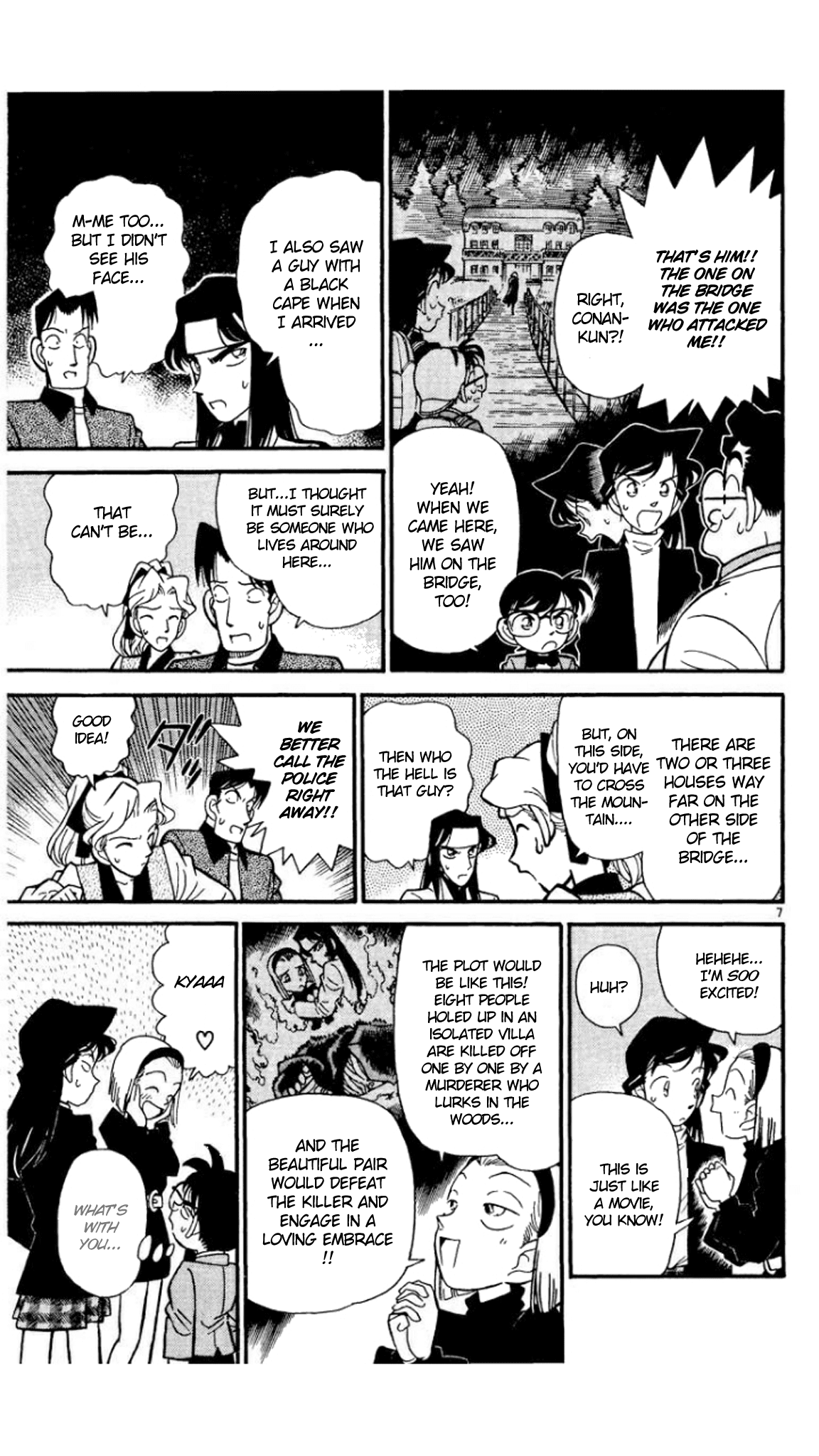 Detective Conan Chapter 41 page 8 - Chapter 41: The First Victim!