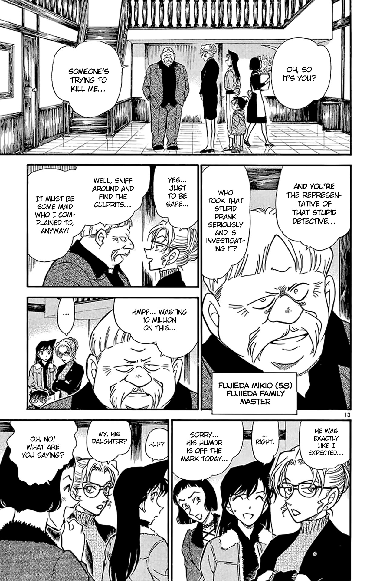 Detective Conan Chapter 413 page 14 - Chapter 413: Kogorou's Great Failure