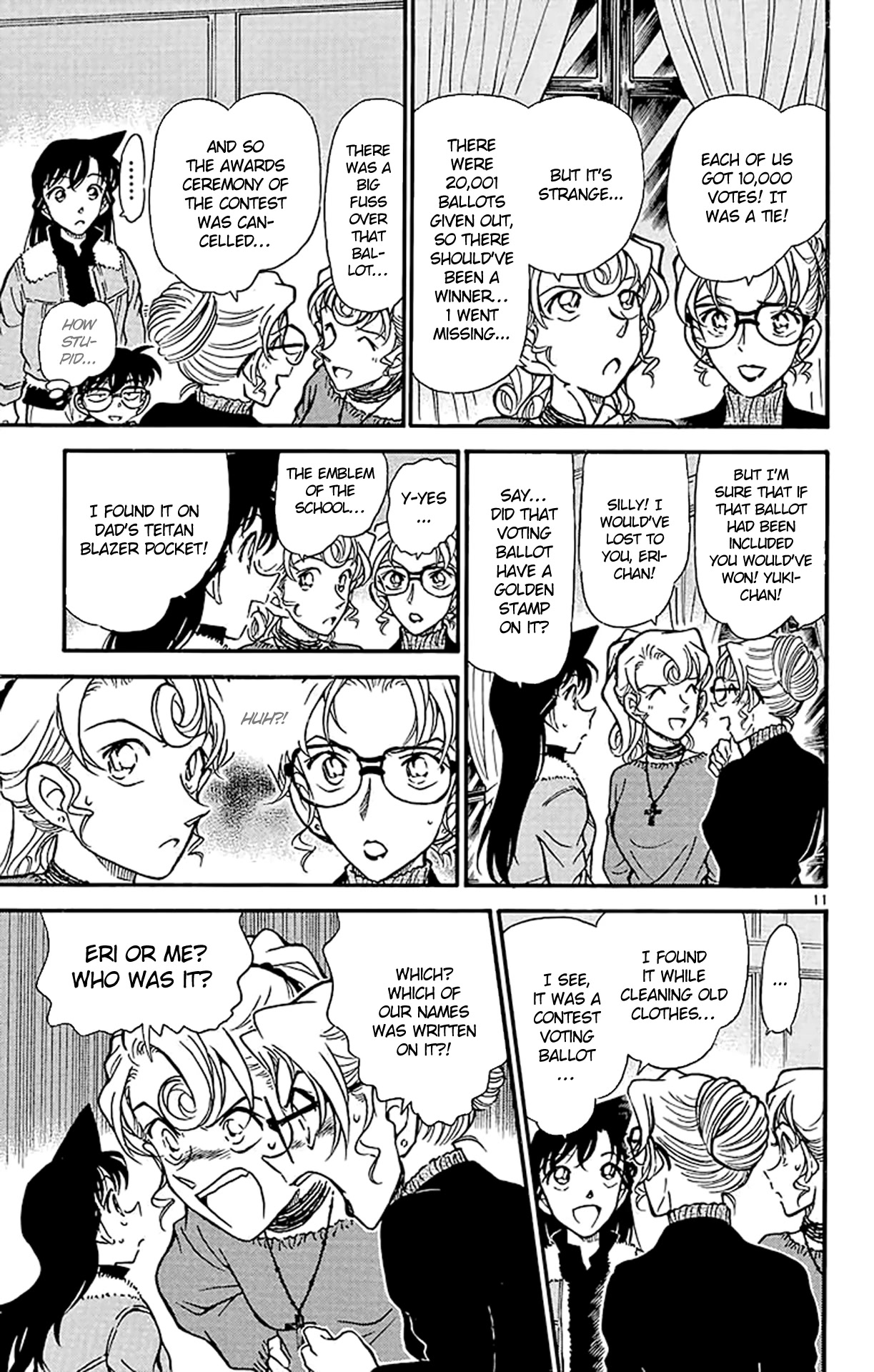 Detective Conan Chapter 414 page 12 - Chapter 414: Mom's a Rival?!