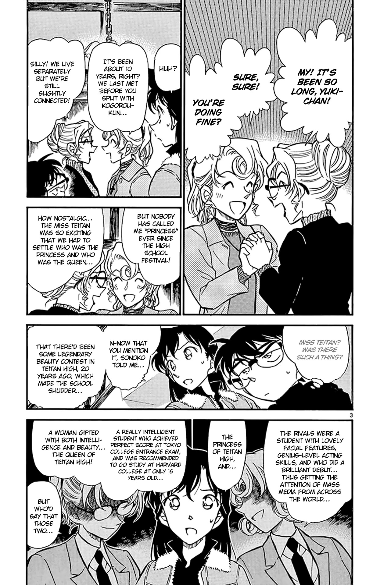 Detective Conan Chapter 414 page 4 - Chapter 414: Mom's a Rival?!