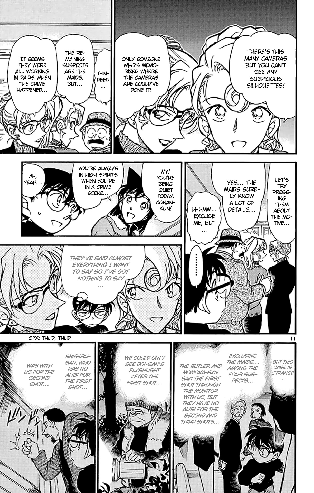 Detective Conan Chapter 415 page 12 - Chapter 415: The Suspicious Gunshots