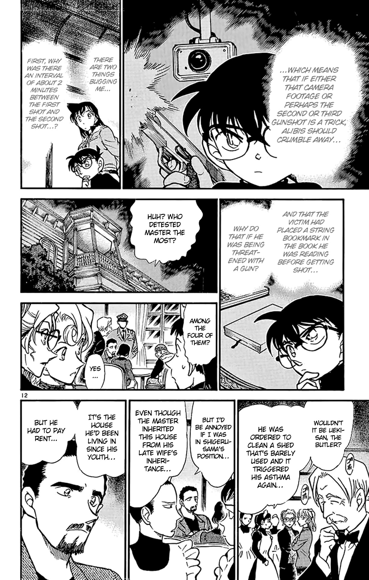 Detective Conan Chapter 415 page 13 - Chapter 415: The Suspicious Gunshots