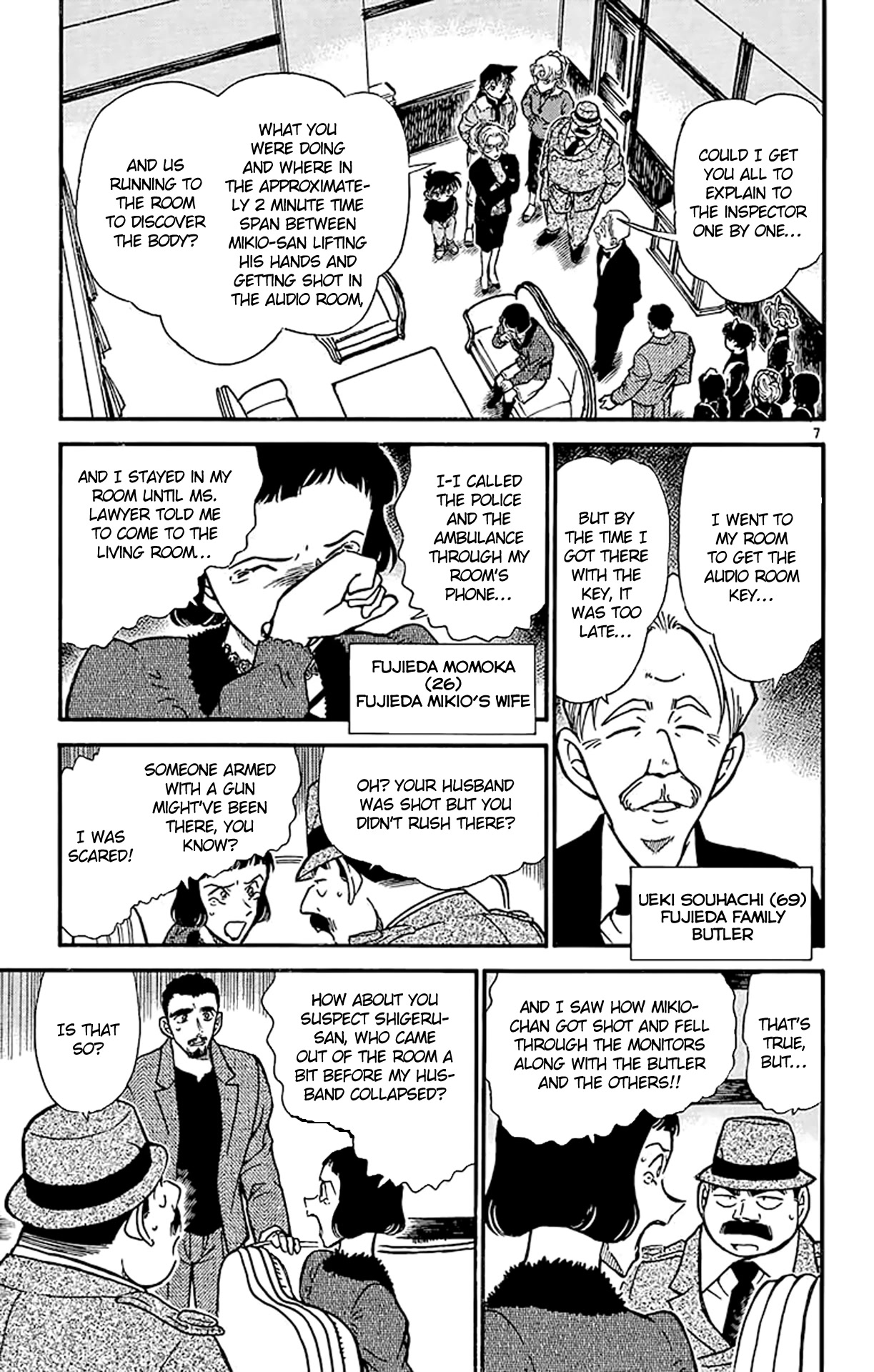 Detective Conan Chapter 415 page 8 - Chapter 415: The Suspicious Gunshots
