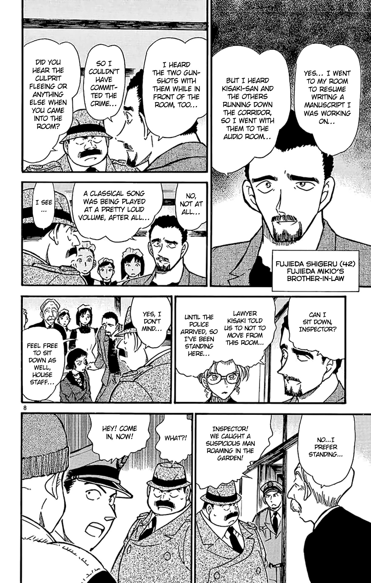 Detective Conan Chapter 415 page 9 - Chapter 415: The Suspicious Gunshots