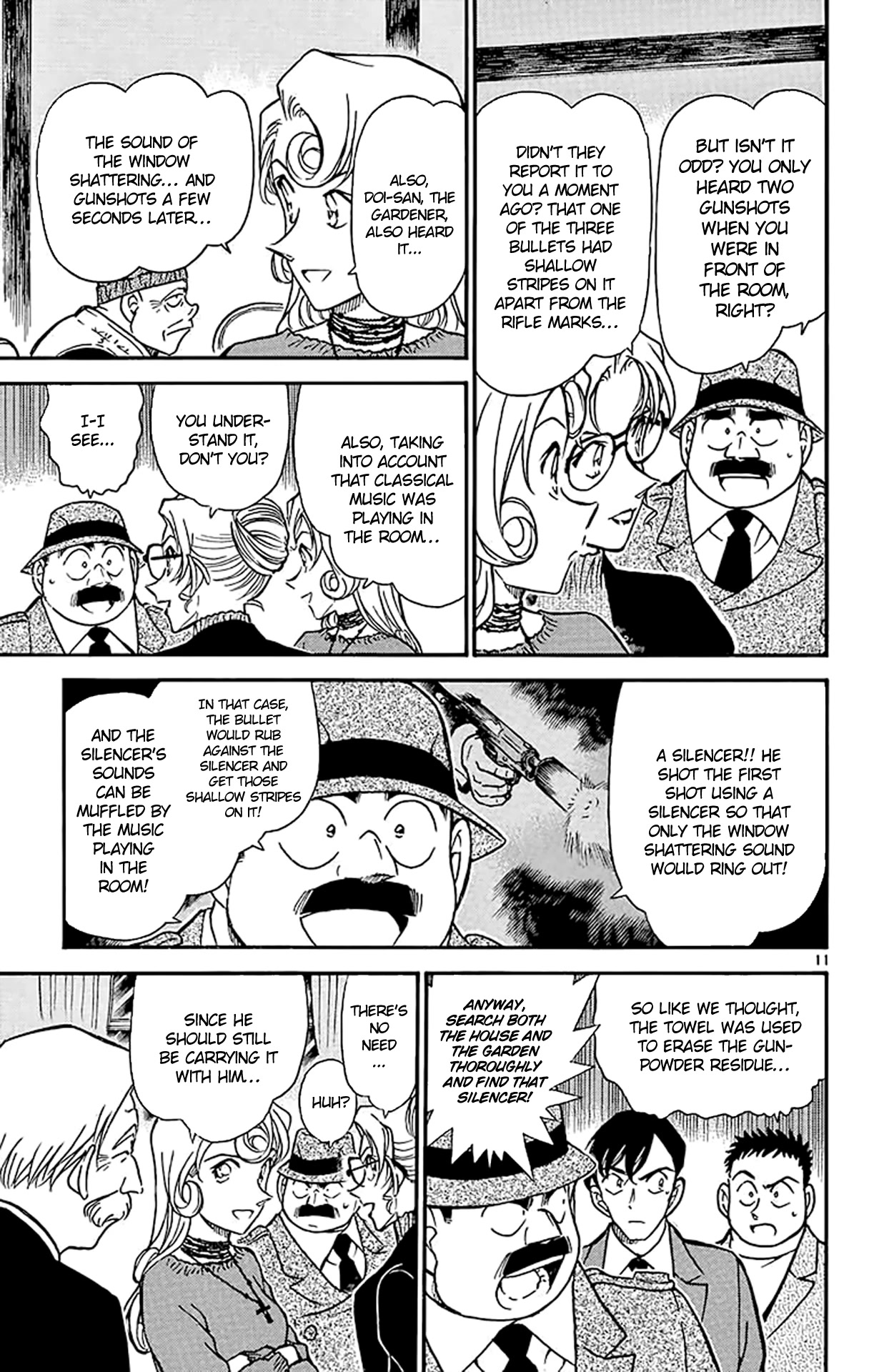 Detective Conan Chapter 416 page 12 - Chapter 416: The Night Baroness Appears