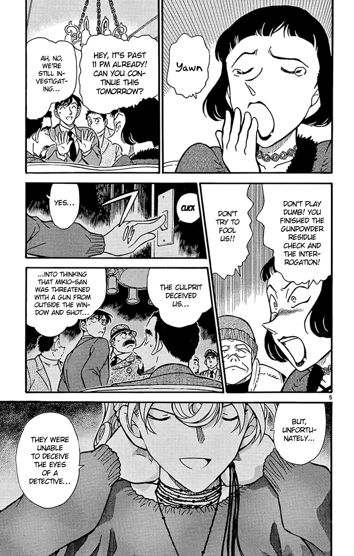 Detective Conan Chapter 416 page 6 - Chapter 416: The Night Baroness Appears