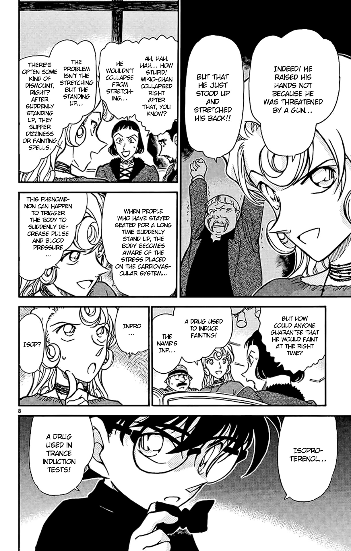 Detective Conan Chapter 416 page 9 - Chapter 416: The Night Baroness Appears