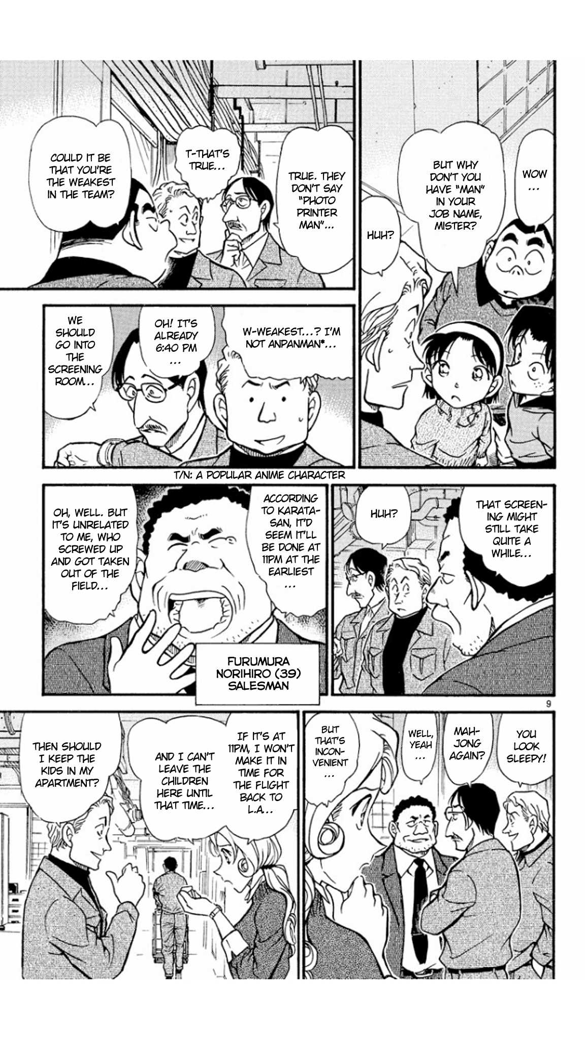 Detective Conan Chapter 417 page 10 - Chapter 417: Darkness Is a Death Trap's Door