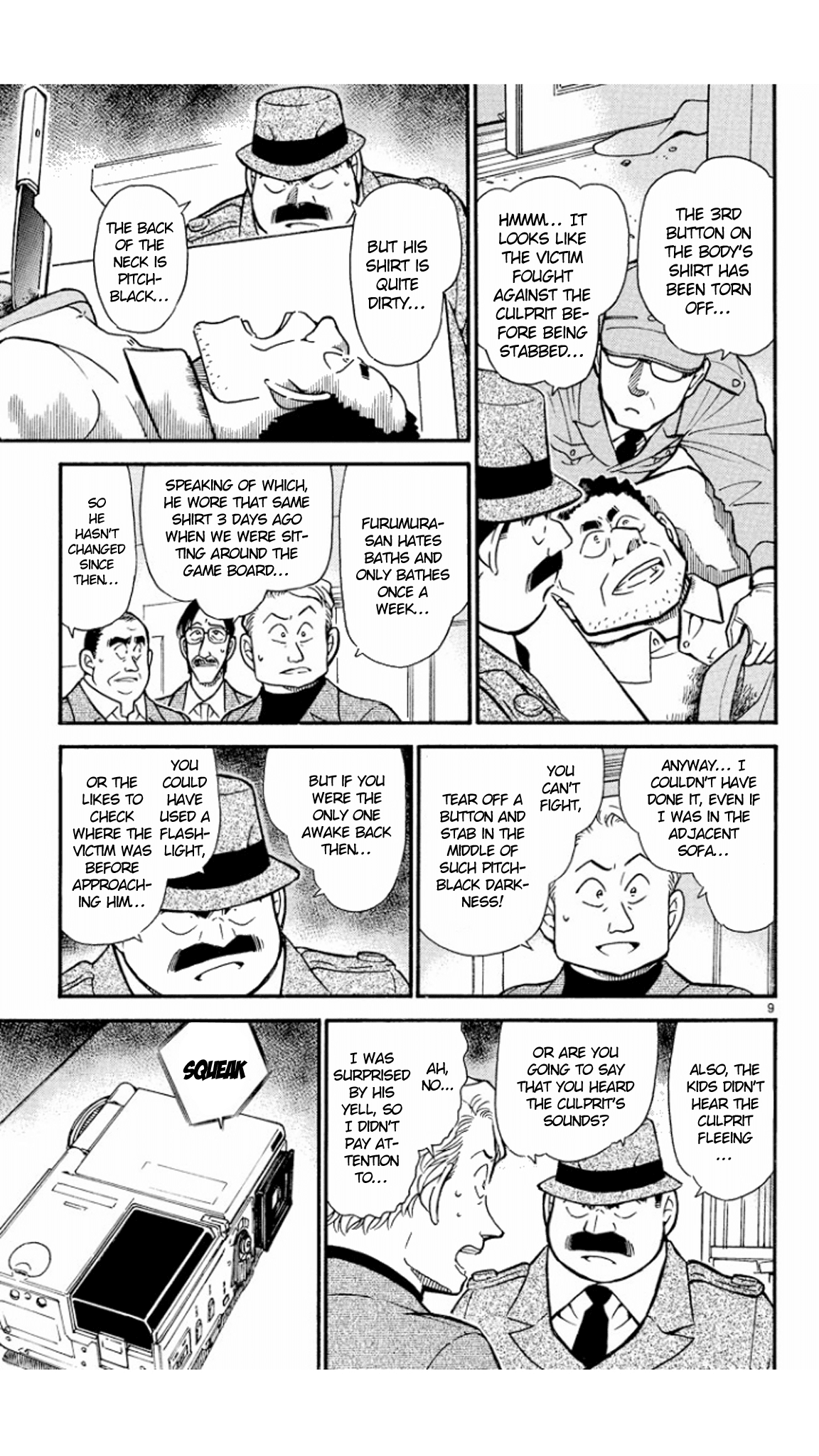Detective Conan Chapter 418 page 10 - Chapter 418: The Silent Murder in the Dark