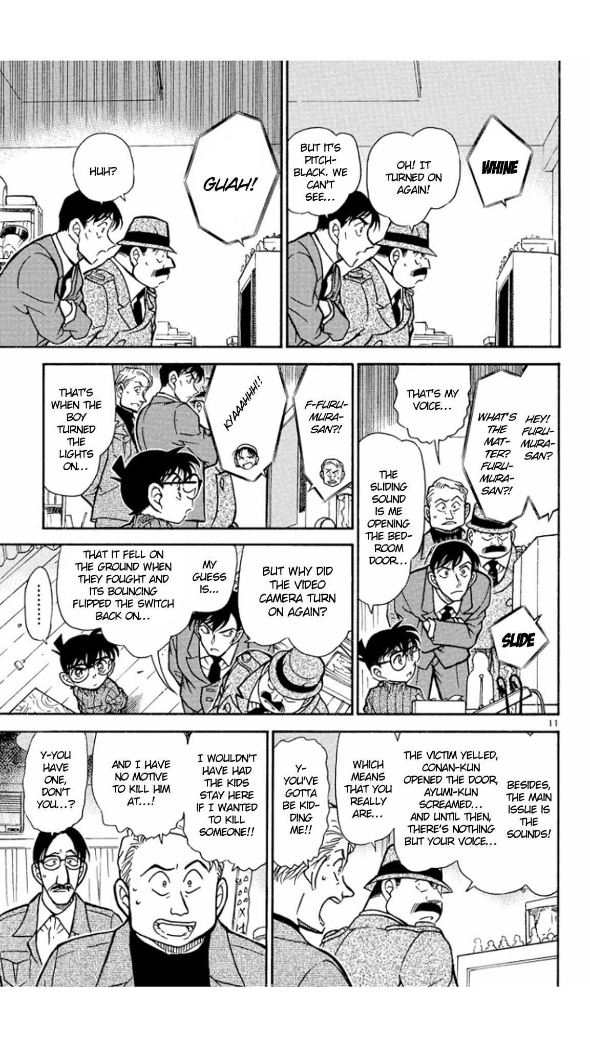 Detective Conan Chapter 418 page 12 - Chapter 418: The Silent Murder in the Dark