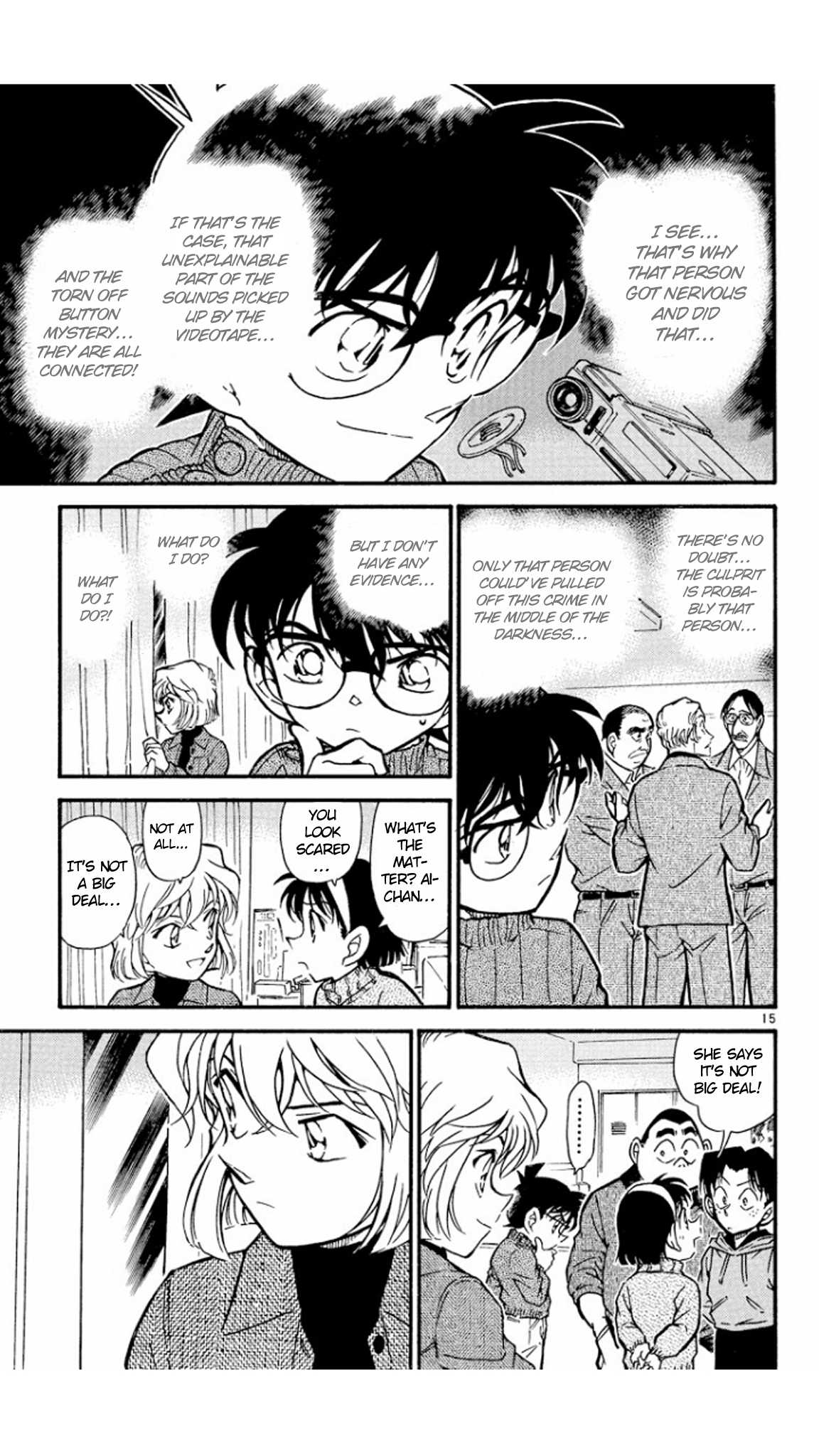 Detective Conan Chapter 418 page 16 - Chapter 418: The Silent Murder in the Dark