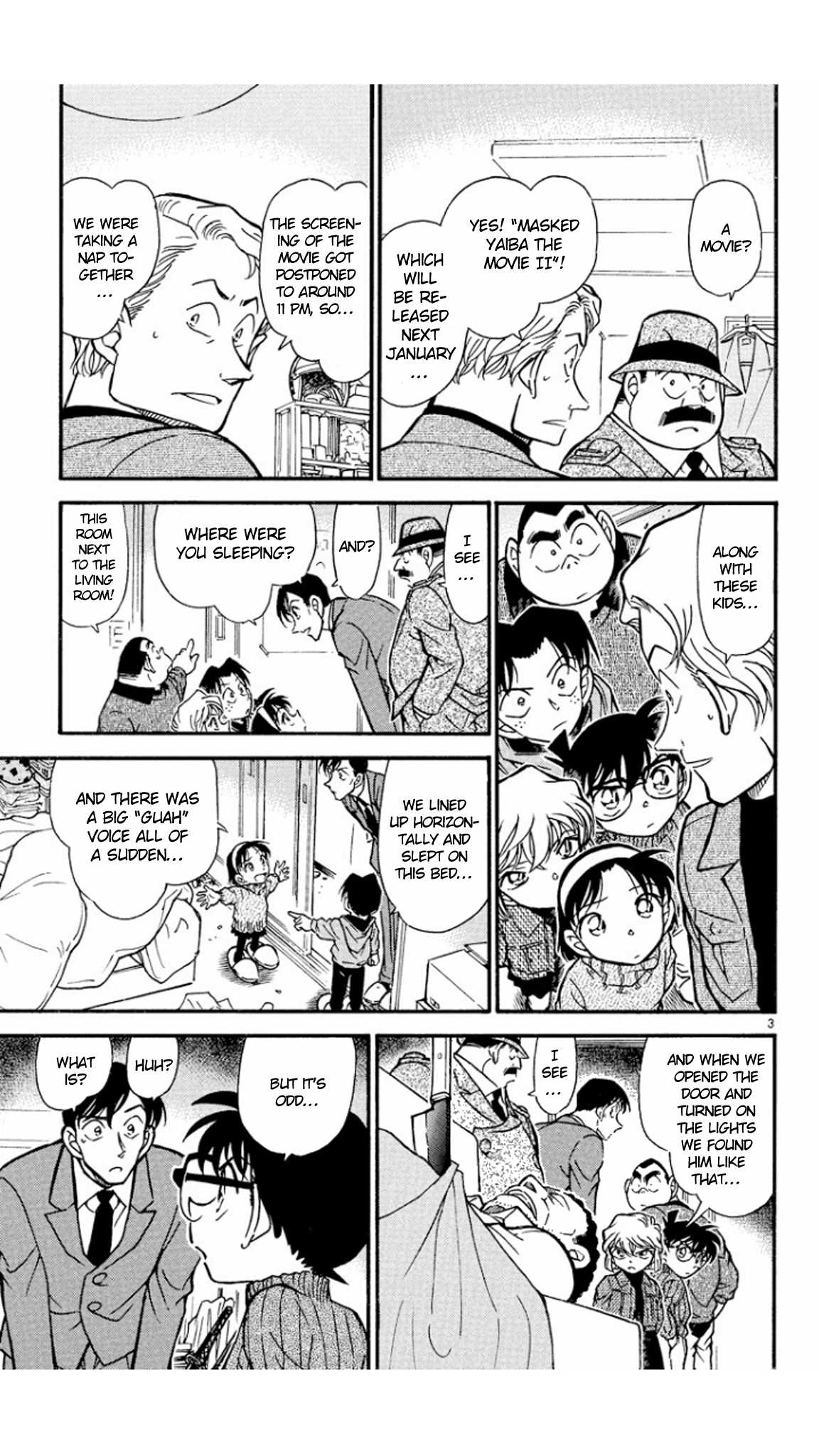 Detective Conan Chapter 418 page 4 - Chapter 418: The Silent Murder in the Dark
