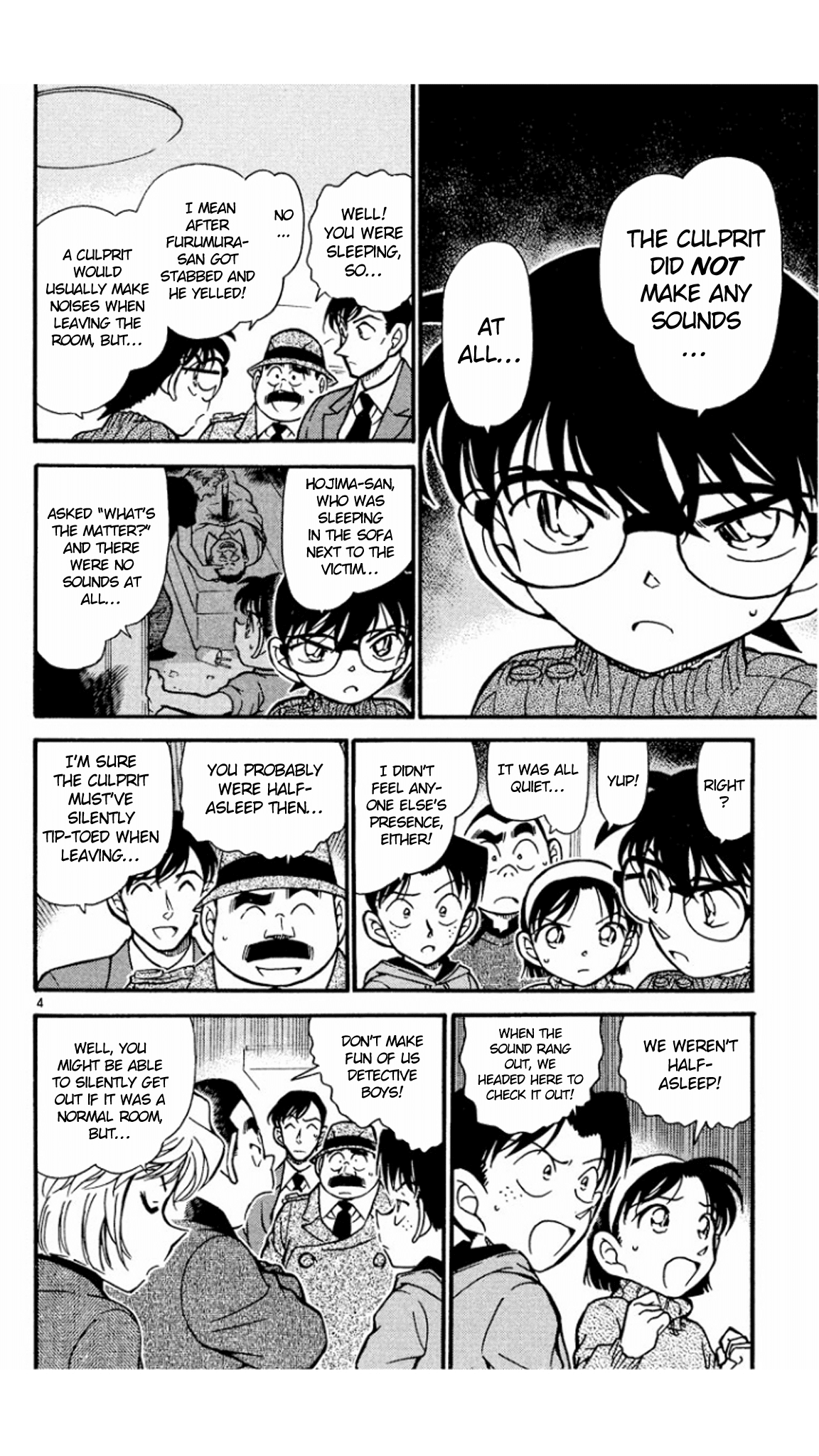 Detective Conan Chapter 418 page 5 - Chapter 418: The Silent Murder in the Dark
