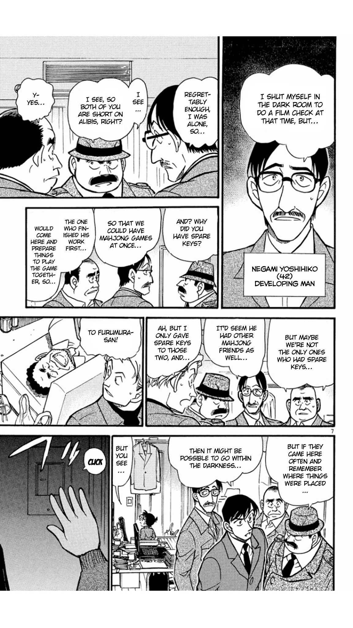 Detective Conan Chapter 418 page 8 - Chapter 418: The Silent Murder in the Dark