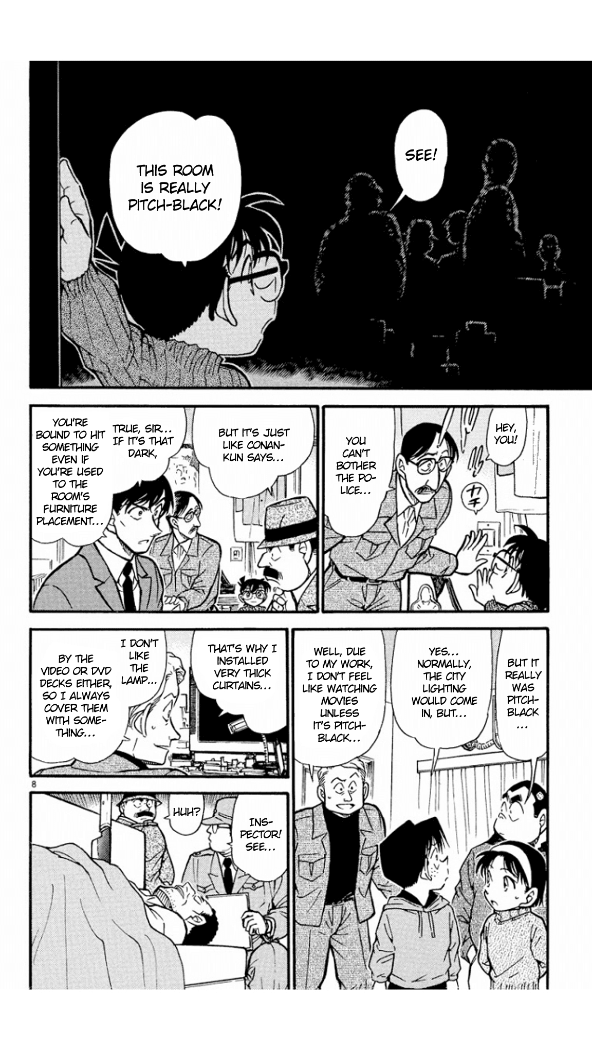 Detective Conan Chapter 418 page 9 - Chapter 418: The Silent Murder in the Dark