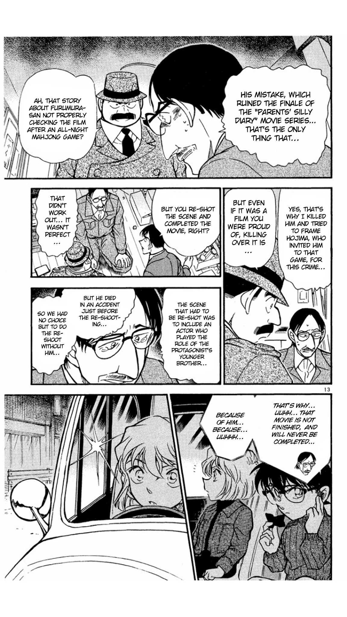 Detective Conan Chapter 419 page 14 - Chapter 419: The Mystery of the Black Light