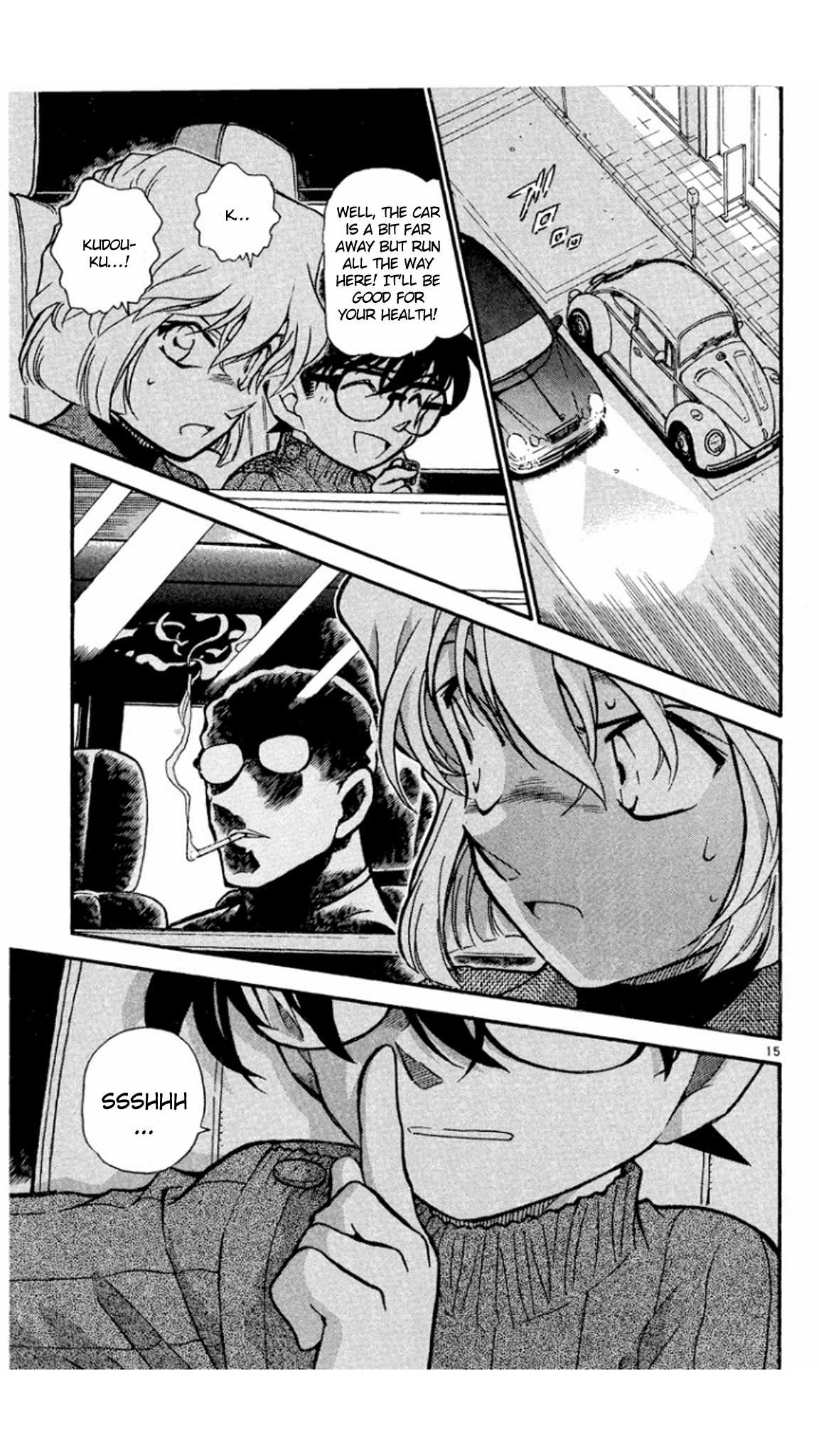 Detective Conan Chapter 419 page 16 - Chapter 419: The Mystery of the Black Light