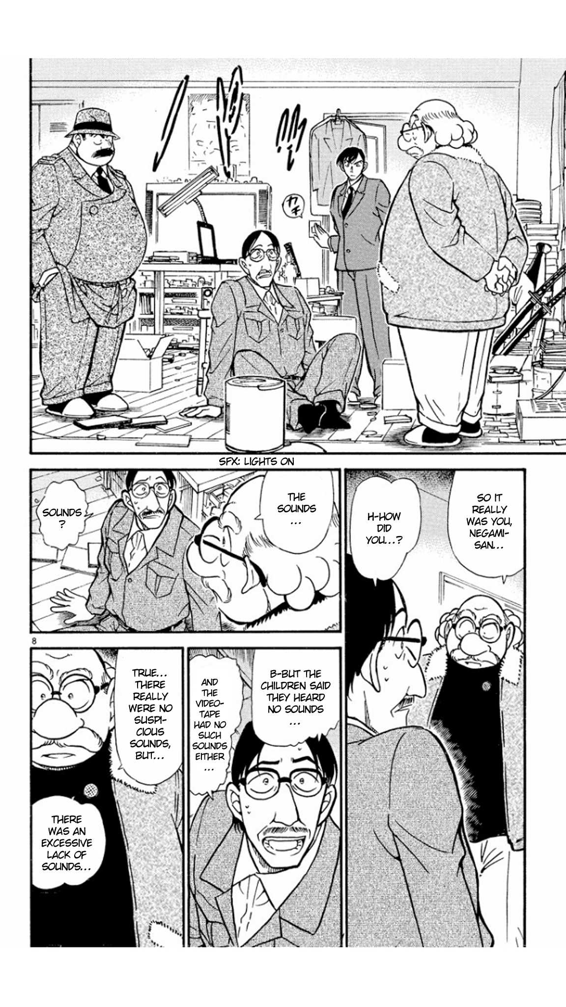 Detective Conan Chapter 419 page 9 - Chapter 419: The Mystery of the Black Light