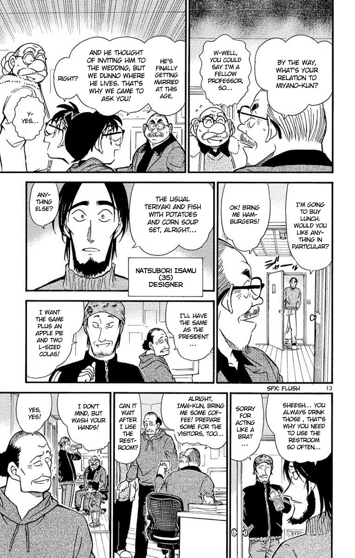 Detective Conan Chapter 423 page 14 - Chapter 423: The Mystery Left Behind by a Visitor