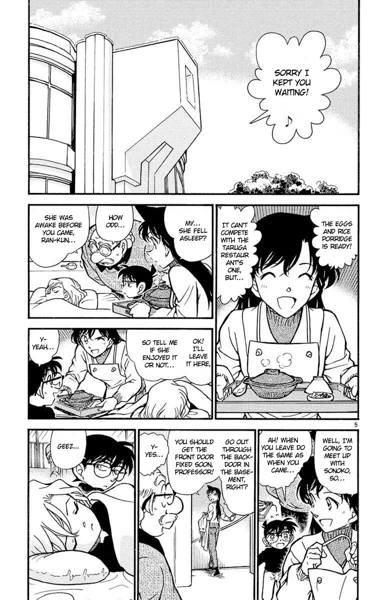 Detective Conan Chapter 423 page 6 - Chapter 423: The Mystery Left Behind by a Visitor