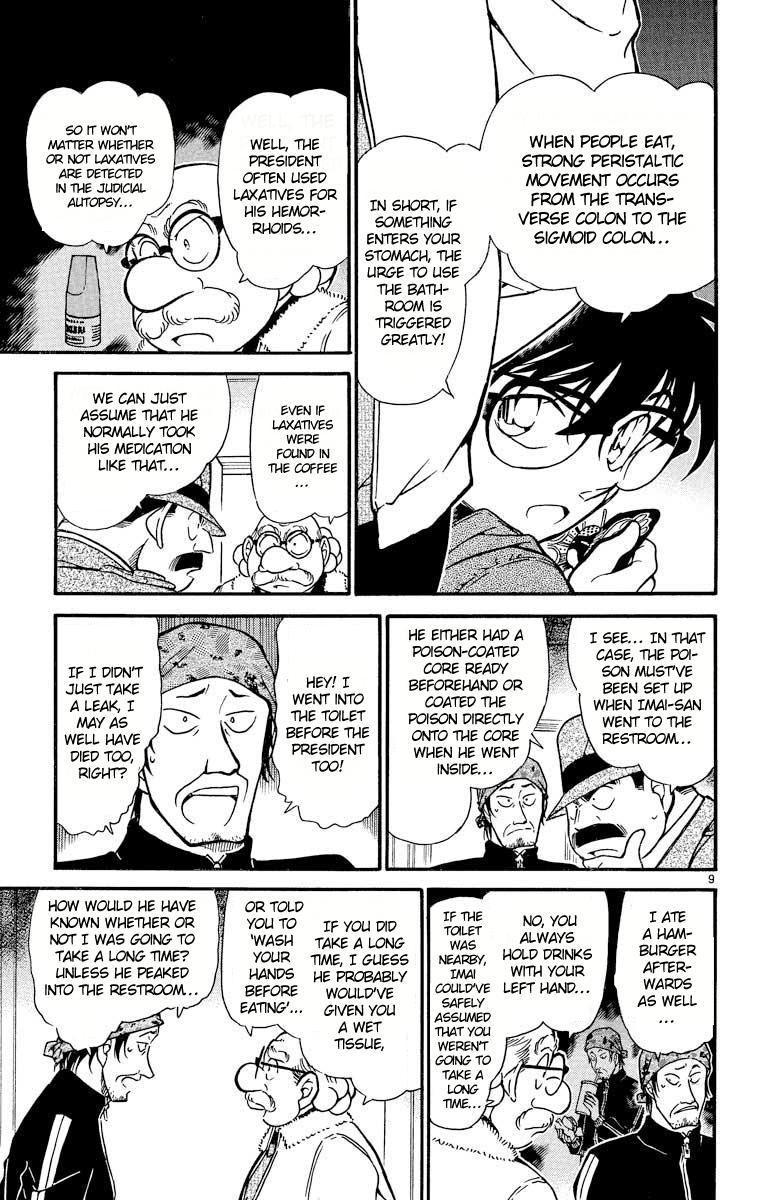 Detective Conan Chapter 425 page 10 - Chapter 425: The Hidden Truth