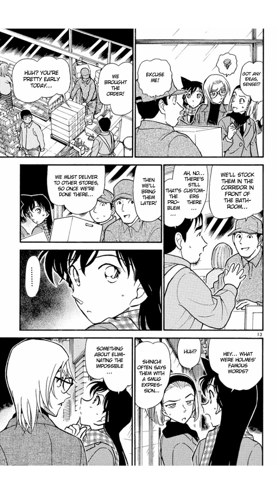 Detective Conan Chapter 427 page 14 - Chapter 427: Ran's Deduction