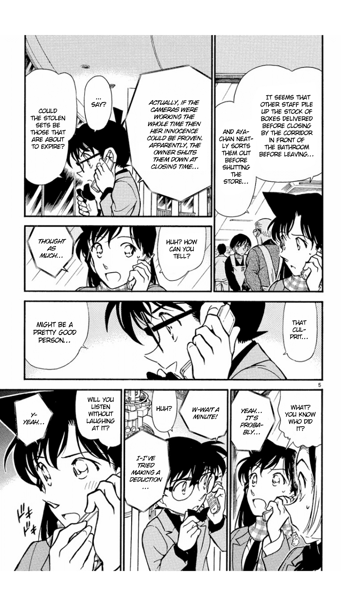 Detective Conan Chapter 428 page 6 - Chapter 428: An Unbelievable Conclusion