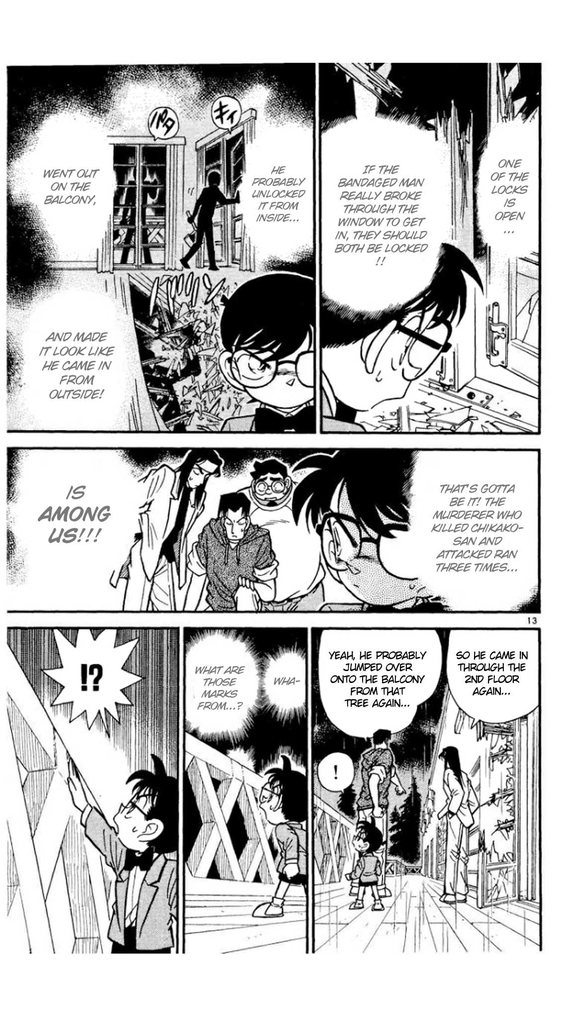 Detective Conan Chapter 43 page 14 - Chapter 43: The Attack in the Dark