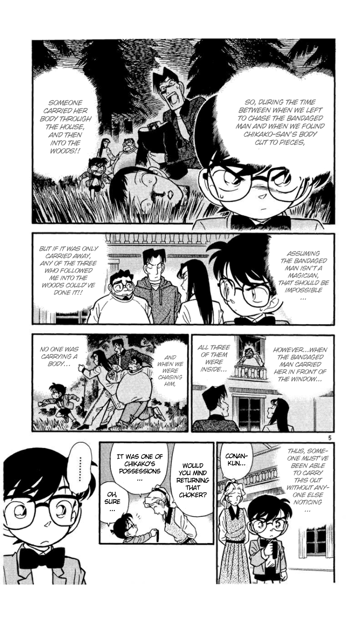 Detective Conan Chapter 43 page 6 - Chapter 43: The Attack in the Dark