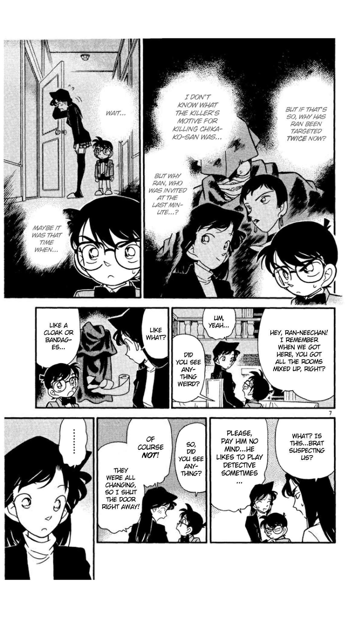 Detective Conan Chapter 43 page 8 - Chapter 43: The Attack in the Dark