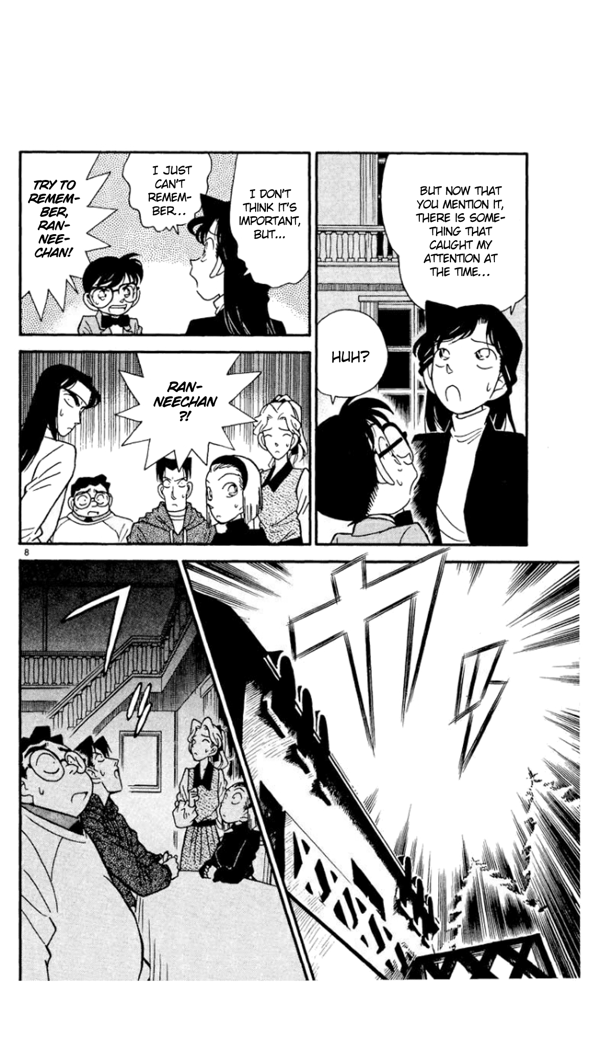 Detective Conan Chapter 43 page 9 - Chapter 43: The Attack in the Dark