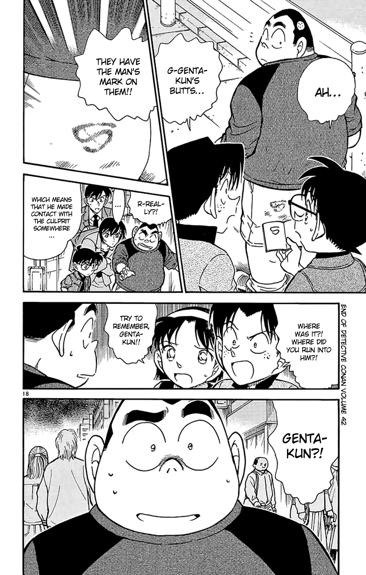 Detective Conan Chapter 435 page 19 - Chapter 435: The Mark in the Rain