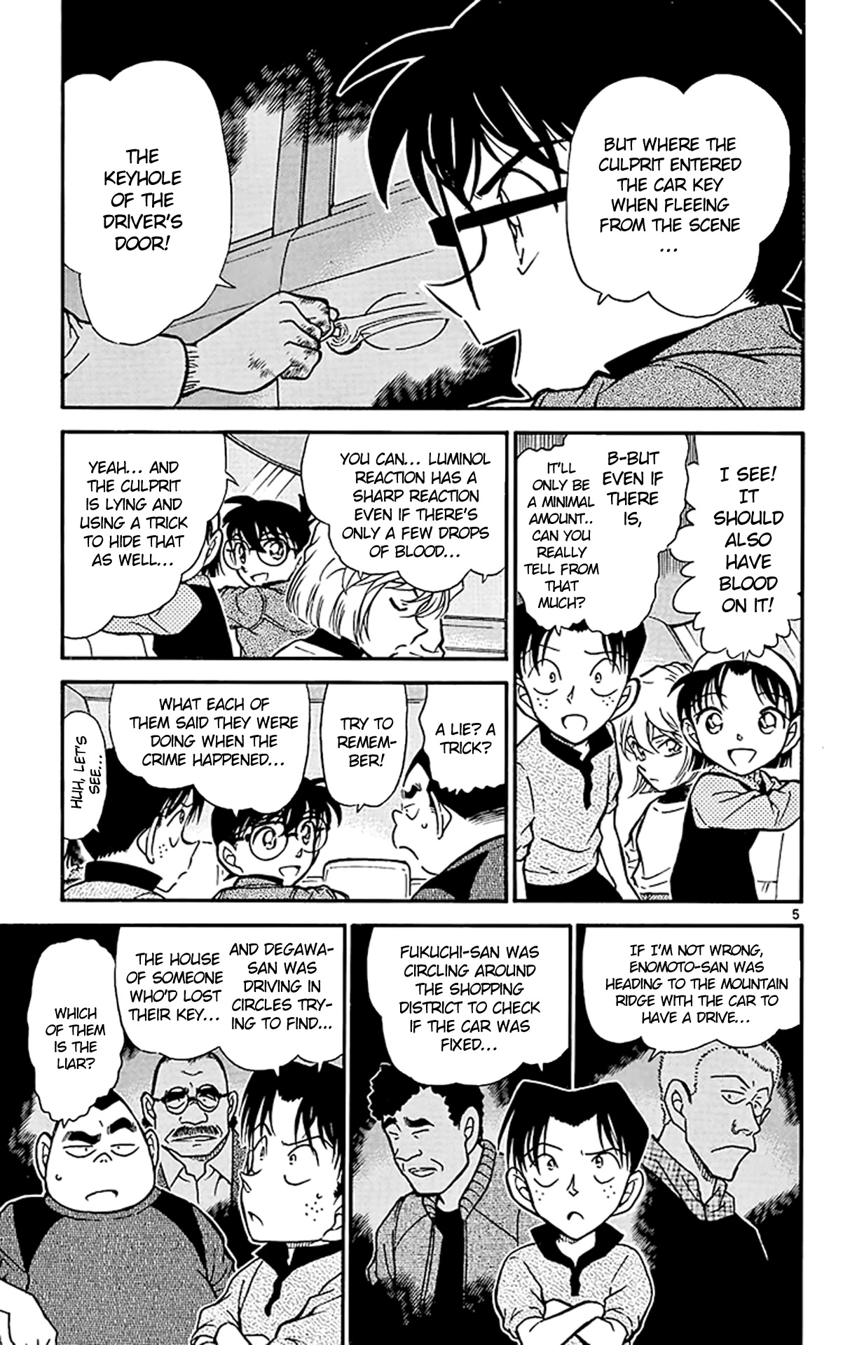 Detective Conan Chapter 437 page 6 - Chapter 437: Haibara Ai's Resolution