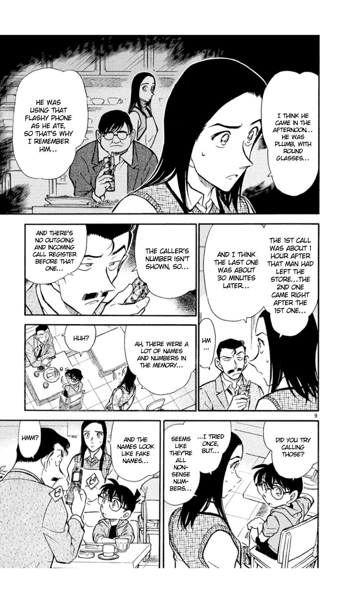 Detective Conan Chapter 438 page 10 - Chapter 438: The Forgotten Cellphone