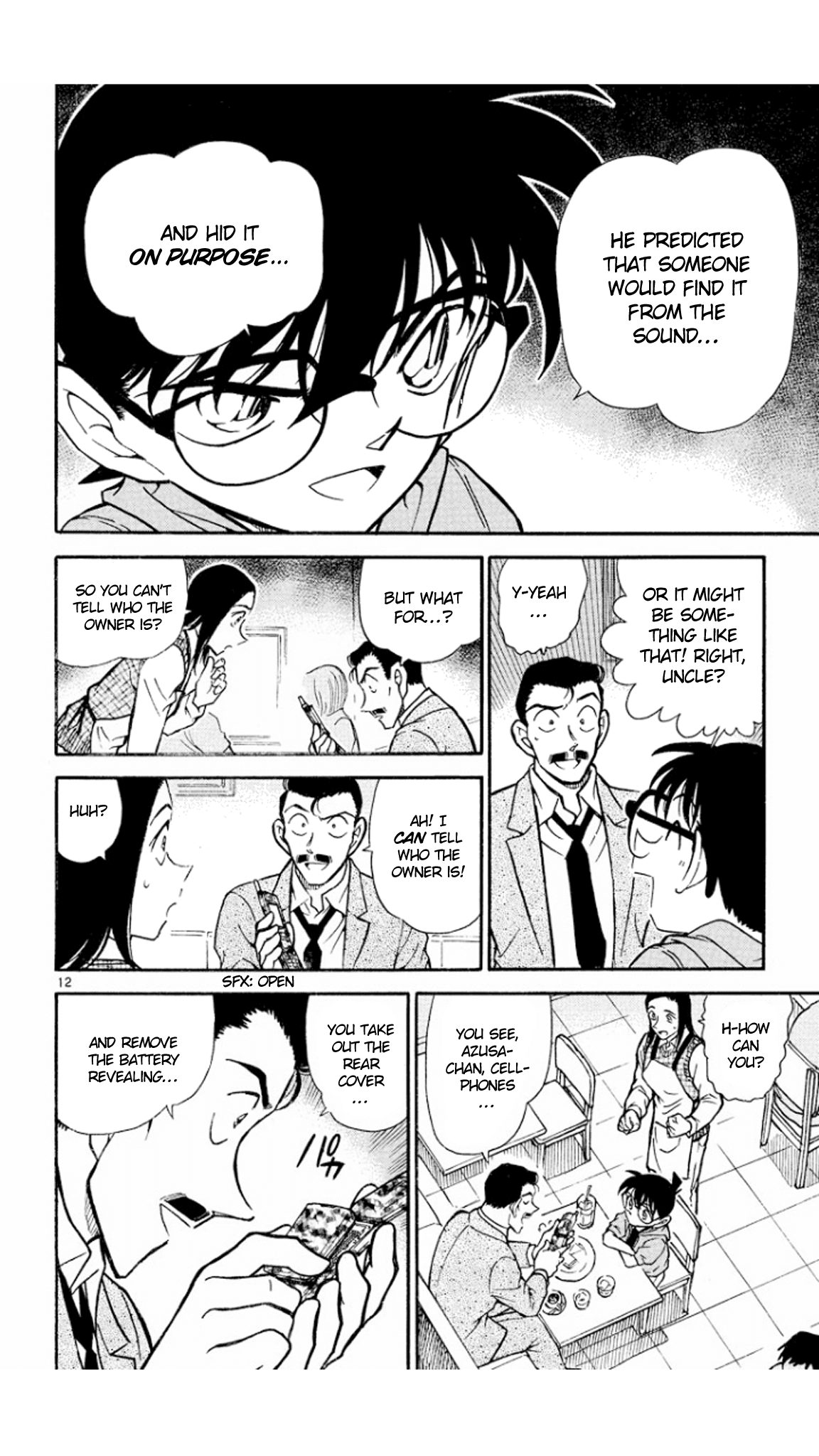 Detective Conan Chapter 438 page 13 - Chapter 438: The Forgotten Cellphone