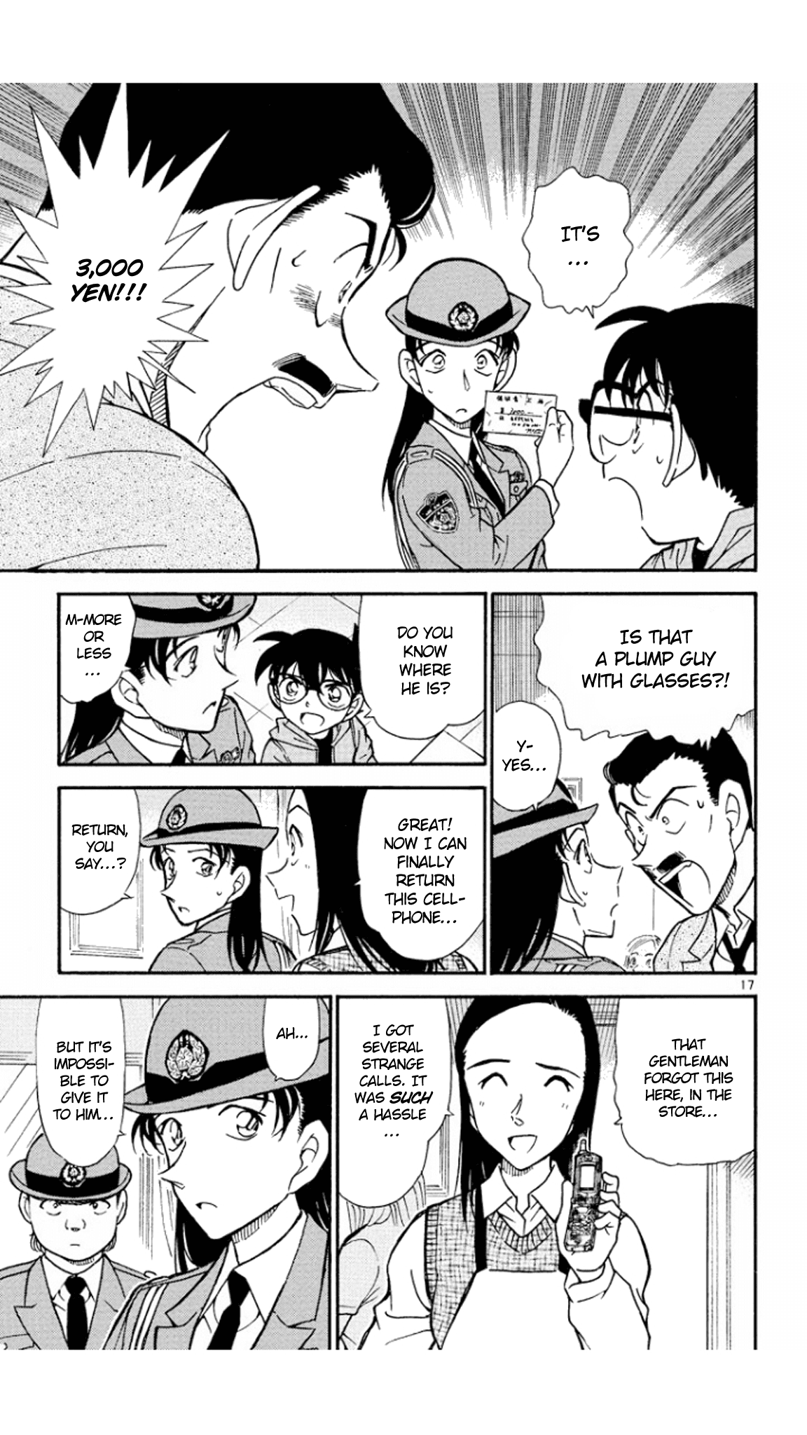 Detective Conan Chapter 438 page 18 - Chapter 438: The Forgotten Cellphone