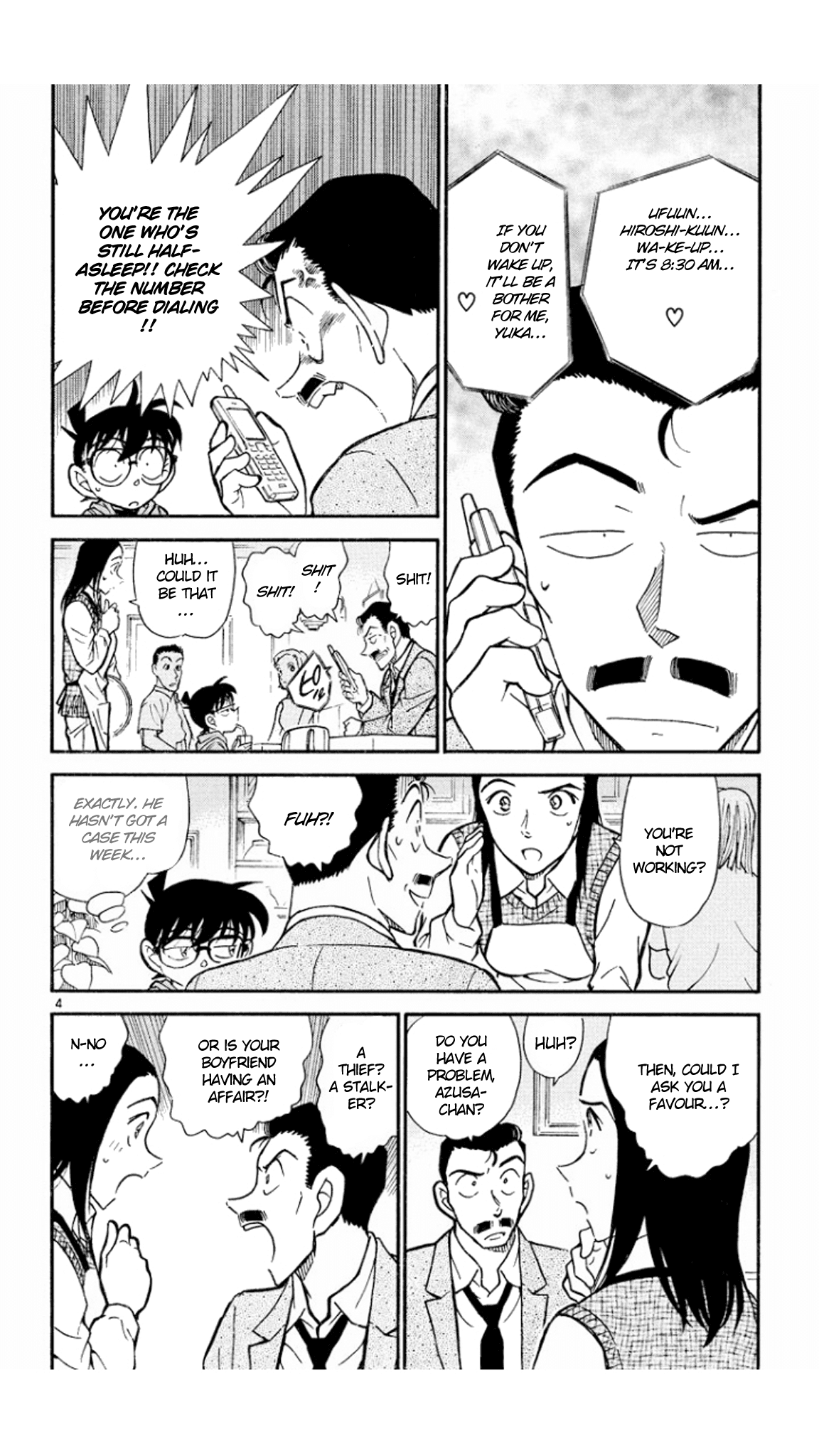 Detective Conan Chapter 438 page 5 - Chapter 438: The Forgotten Cellphone