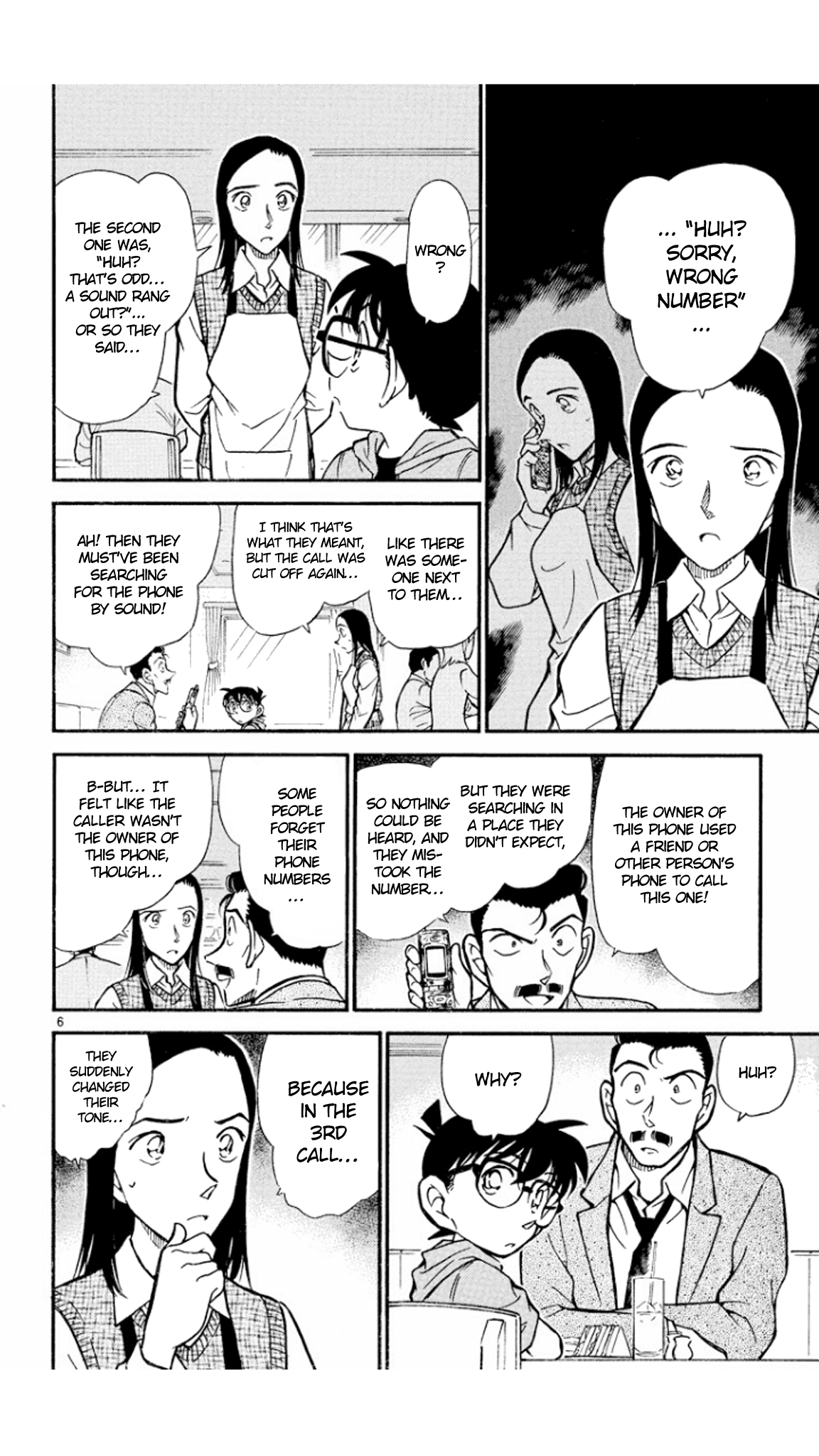 Detective Conan Chapter 438 page 7 - Chapter 438: The Forgotten Cellphone