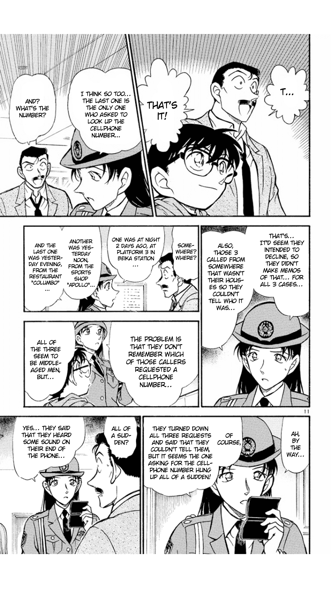 Detective Conan Chapter 439 page 12 - Chapter 439: A Strange Memory