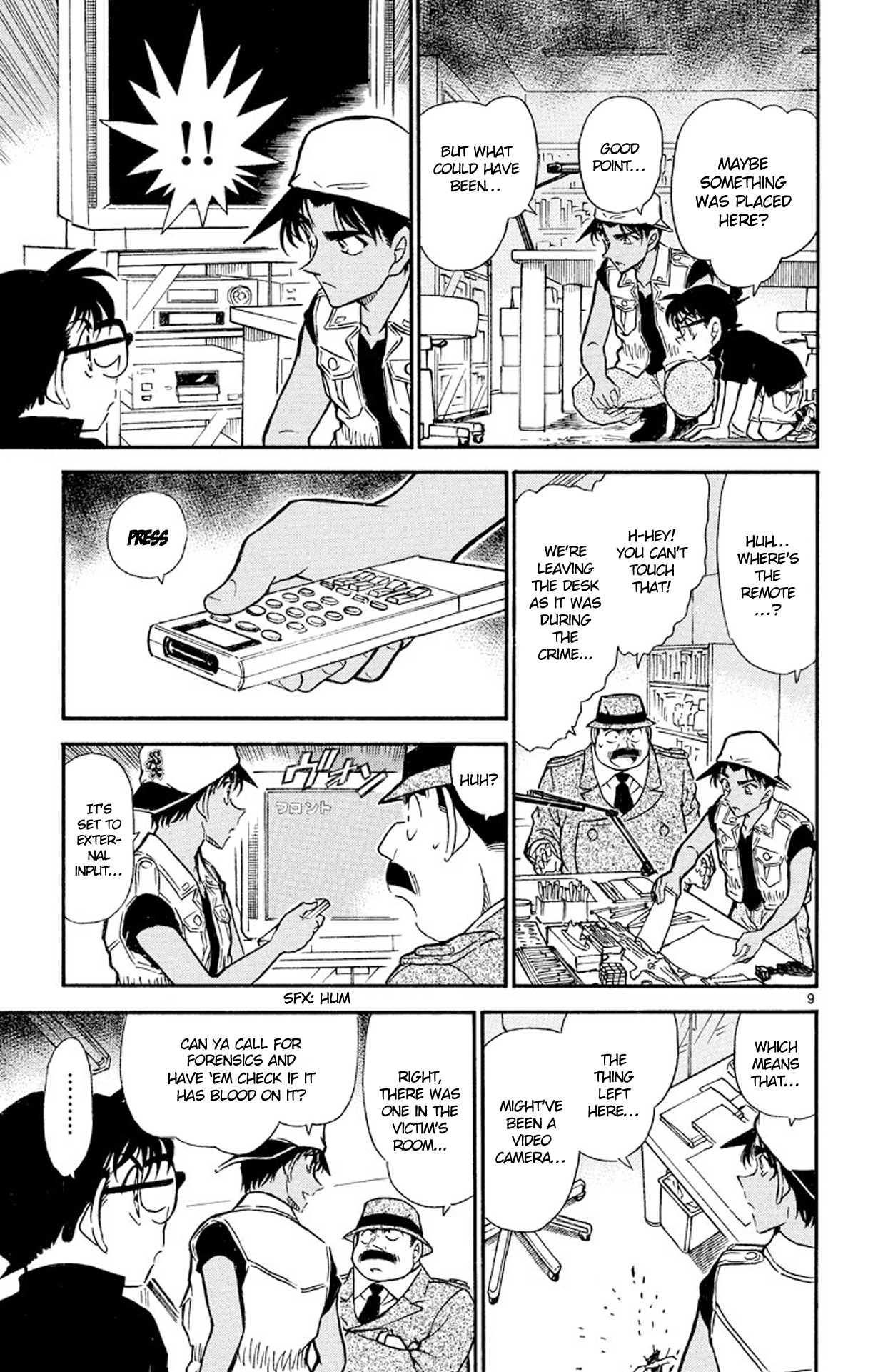 Detective Conan Chapter 442 page 10 - Chapter 442: The Message in the Six-faced Blocks