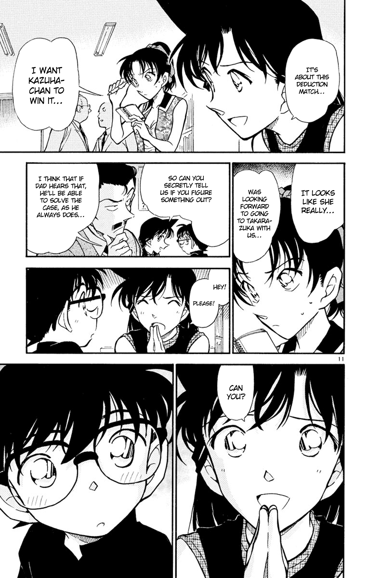 Detective Conan Chapter 442 page 12 - Chapter 442: The Message in the Six-faced Blocks