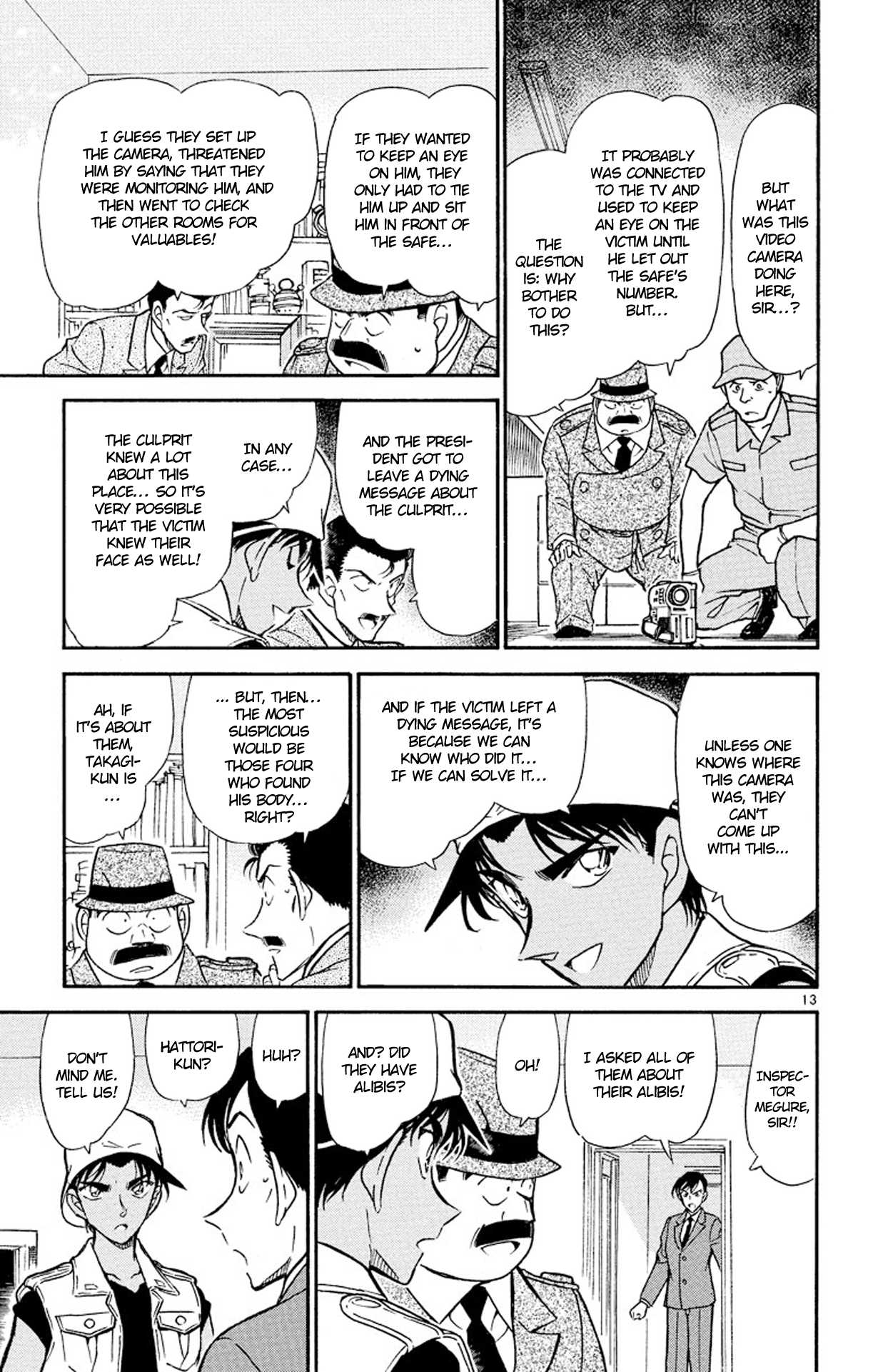 Detective Conan Chapter 442 page 14 - Chapter 442: The Message in the Six-faced Blocks