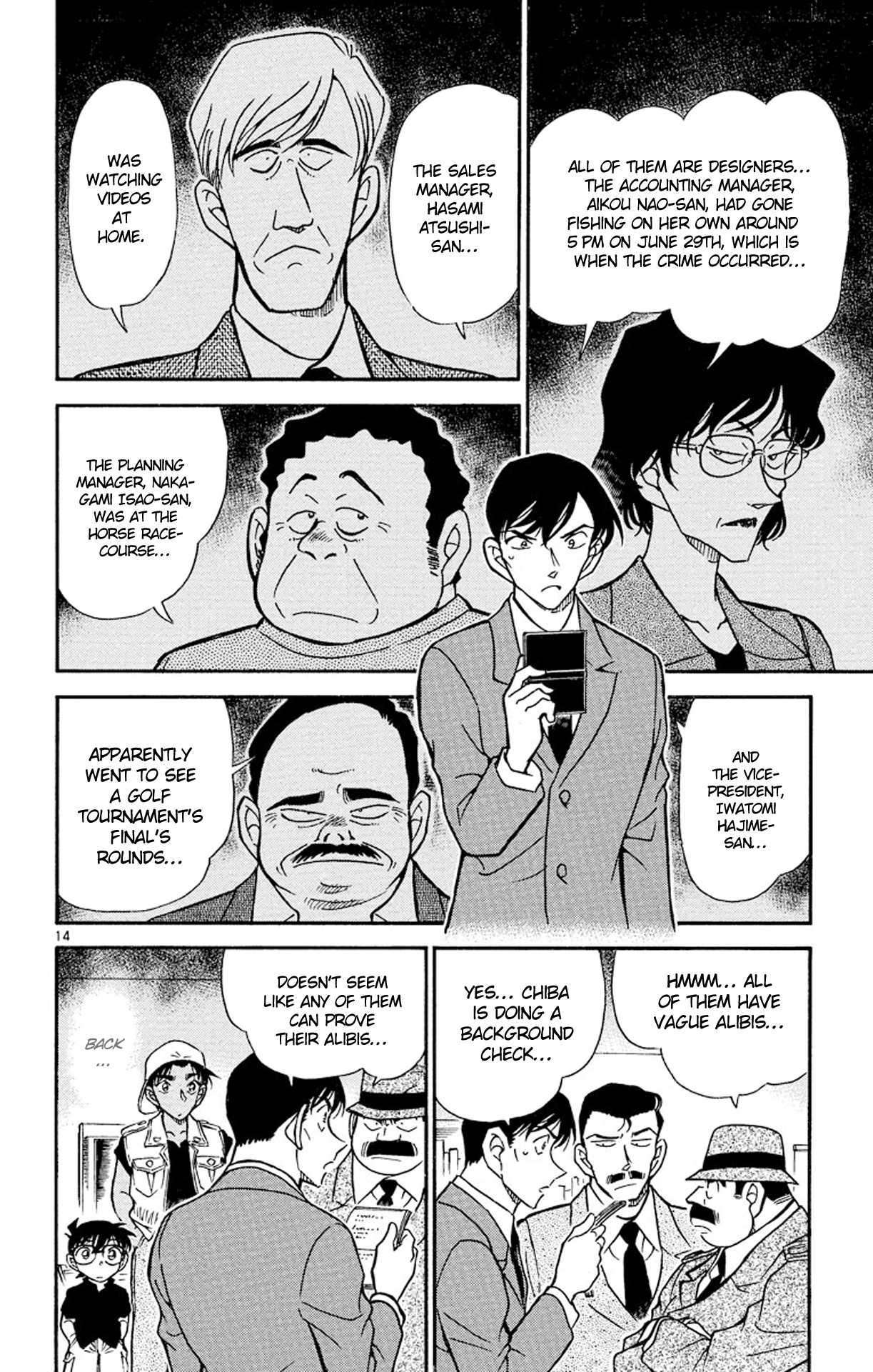 Detective Conan Chapter 442 page 15 - Chapter 442: The Message in the Six-faced Blocks