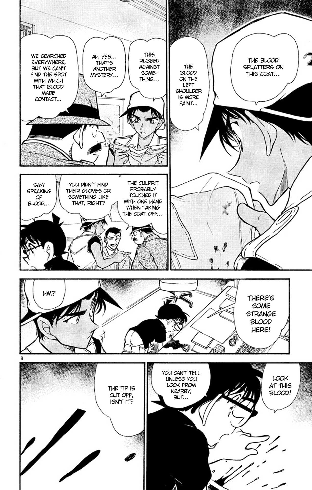 Detective Conan Chapter 442 page 9 - Chapter 442: The Message in the Six-faced Blocks