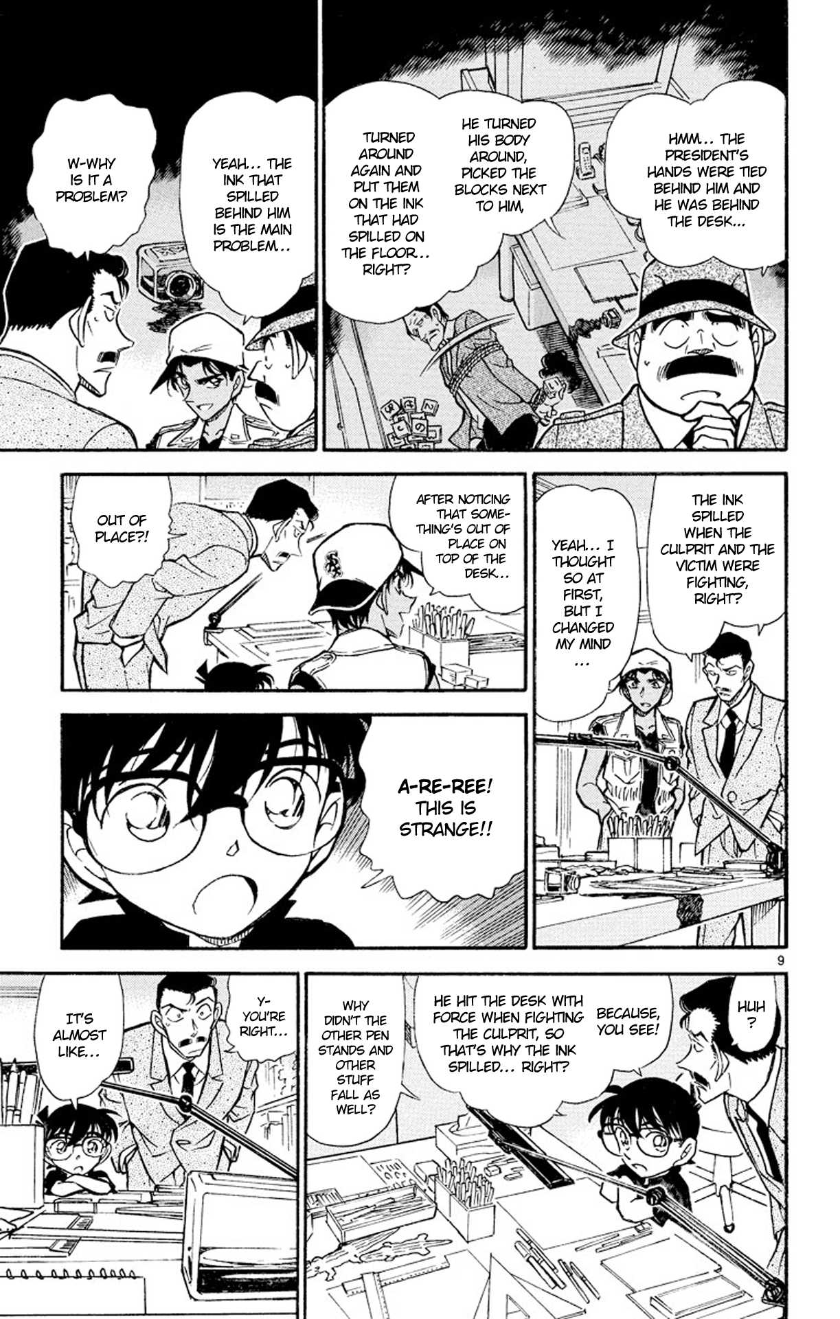 Detective Conan Chapter 444 page 10 - Chapter 444: The Set-up Message